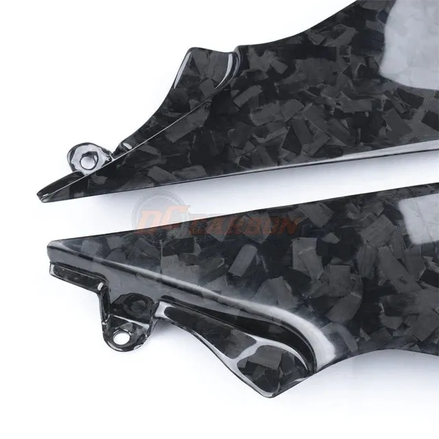 Under Tank Side Panels For Kawasaki Ninja 400 2018 2023 Carbon Fiber 100%
