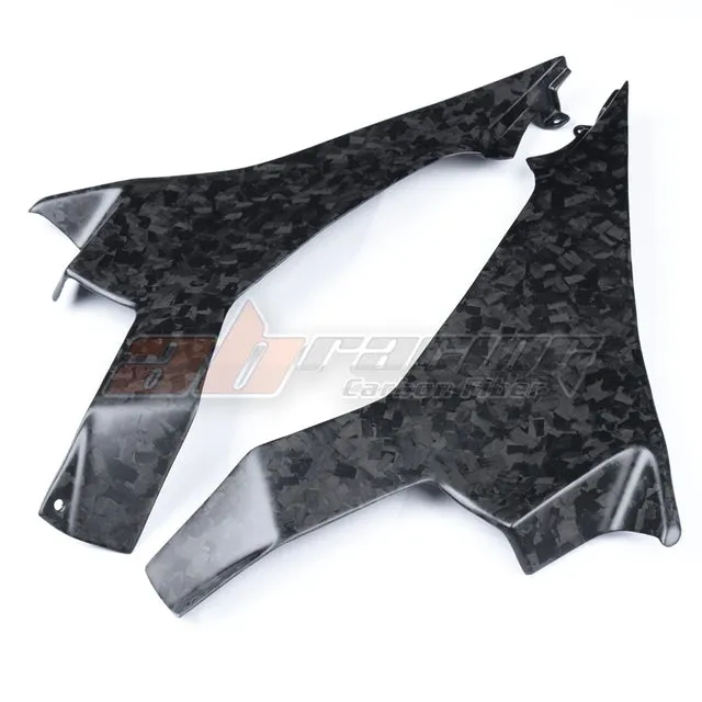 Under Tank Side Panels For Kawasaki Ninja 400 2018 2023 Carbon Fiber 100%