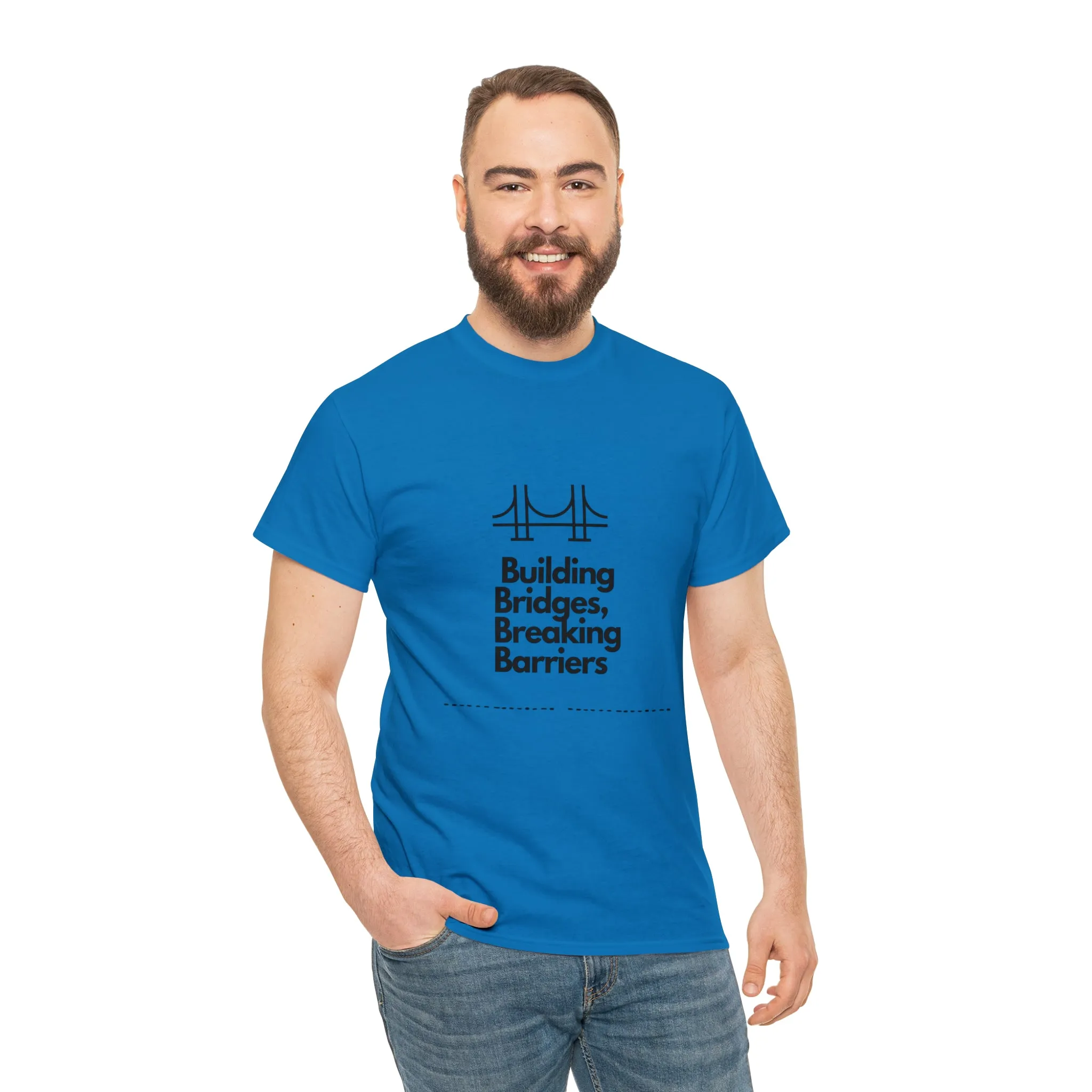 Unisex Heavy Cotton Tee-Breaking Barriers