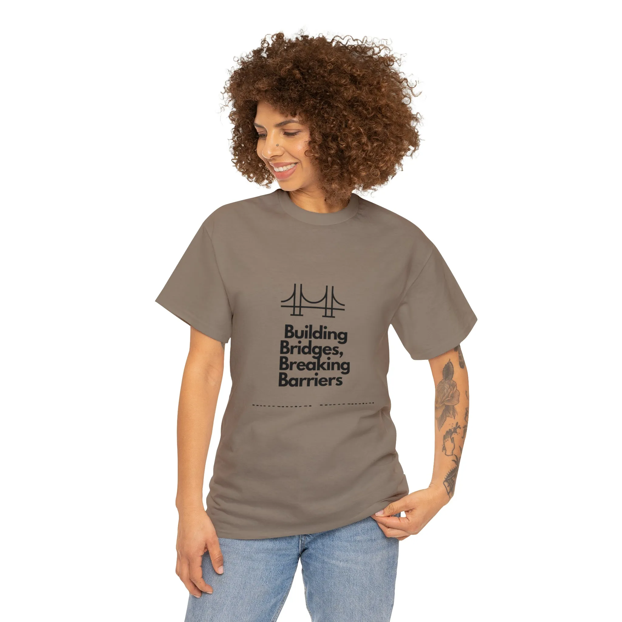 Unisex Heavy Cotton Tee-Breaking Barriers