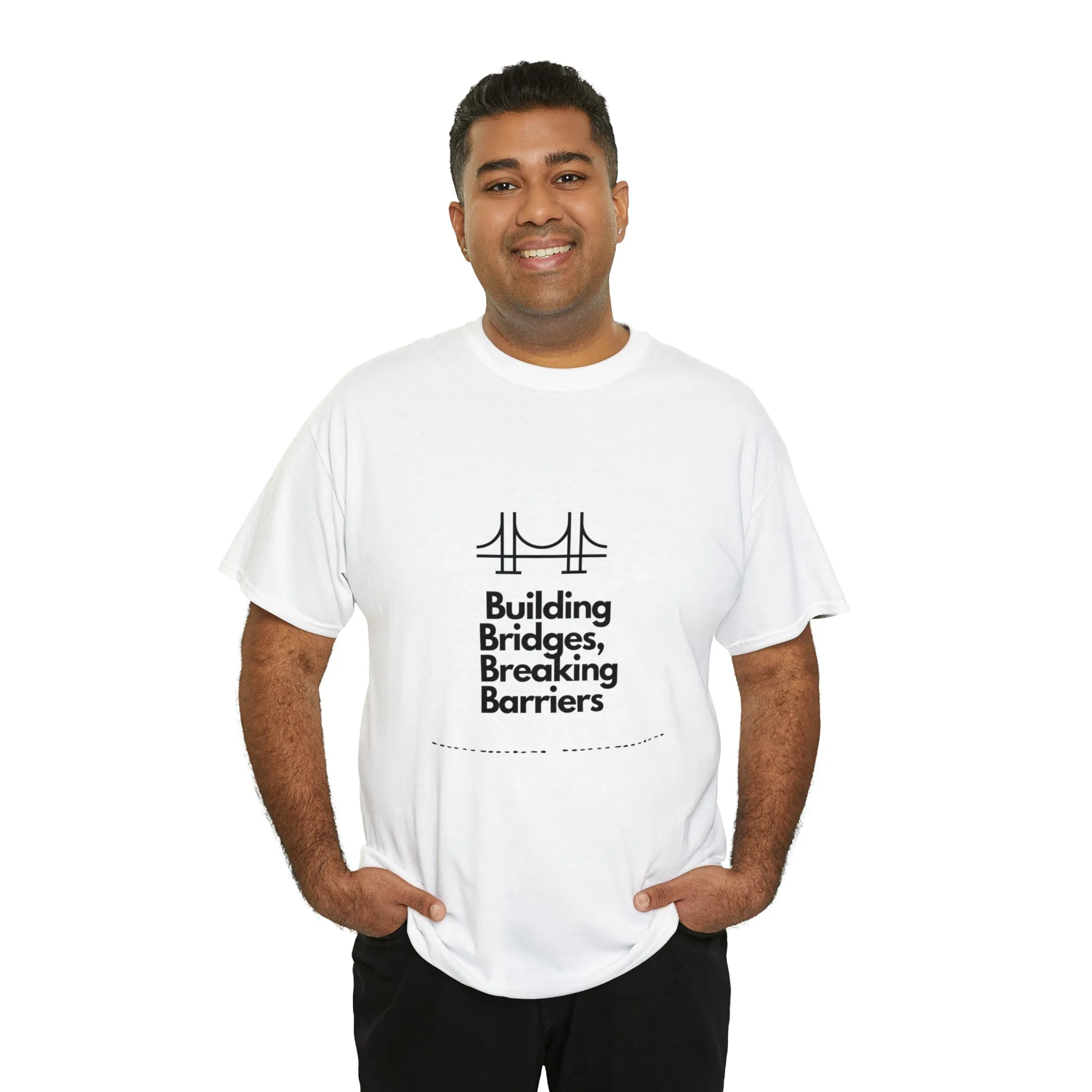 Unisex Heavy Cotton Tee-Breaking Barriers