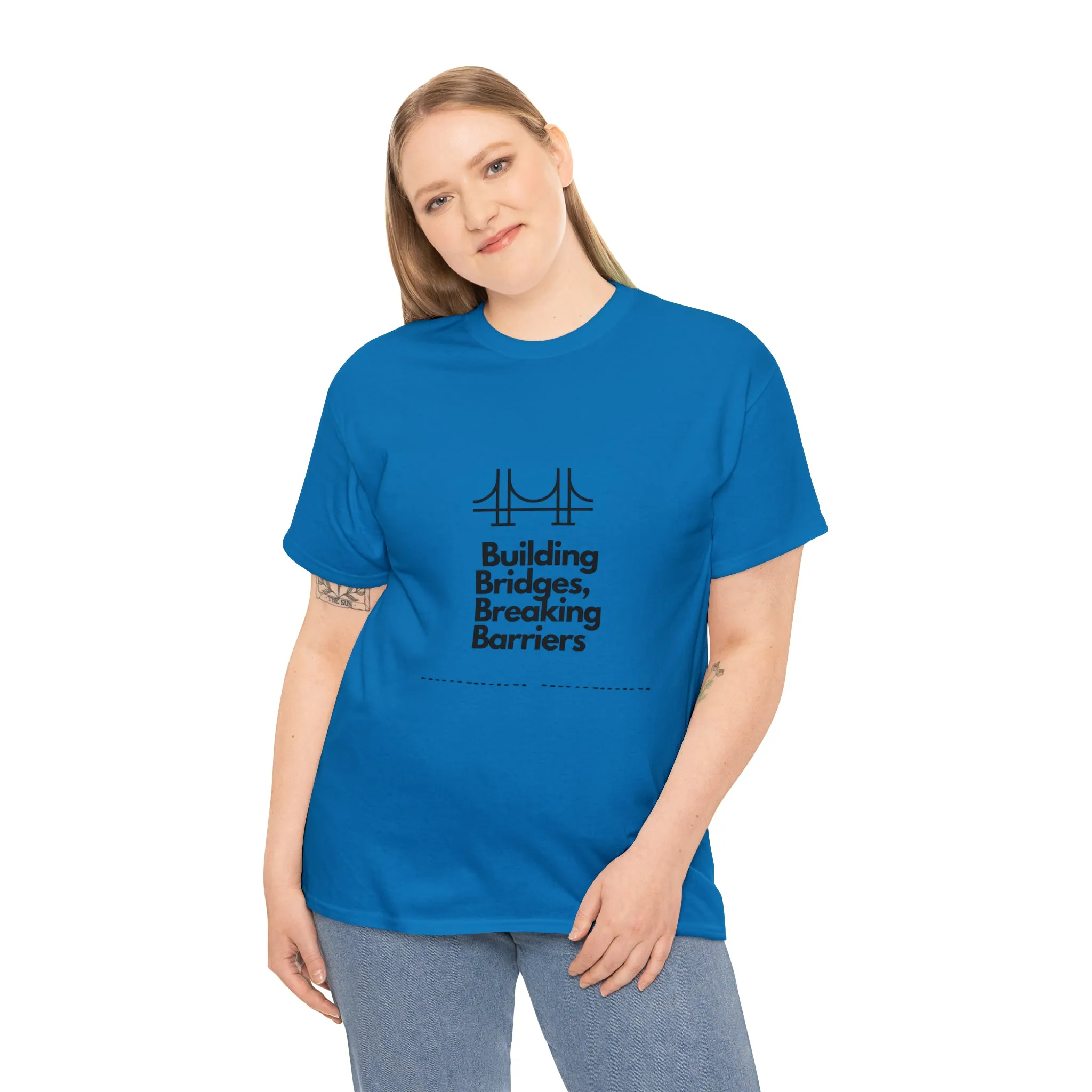 Unisex Heavy Cotton Tee-Breaking Barriers