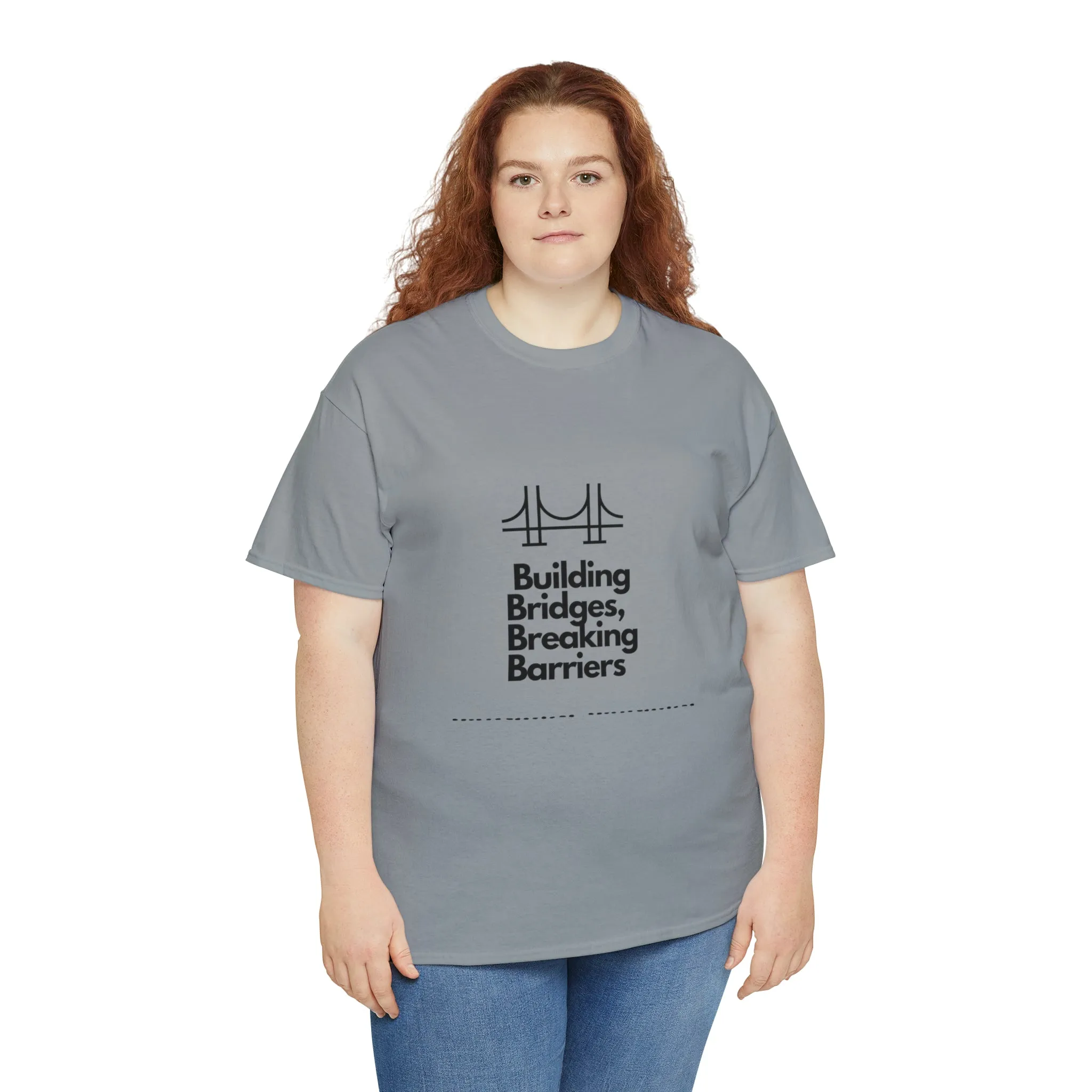 Unisex Heavy Cotton Tee-Breaking Barriers