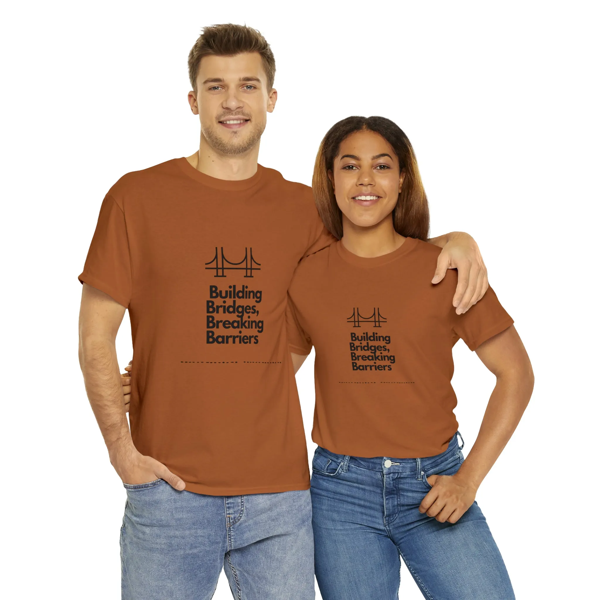 Unisex Heavy Cotton Tee-Breaking Barriers