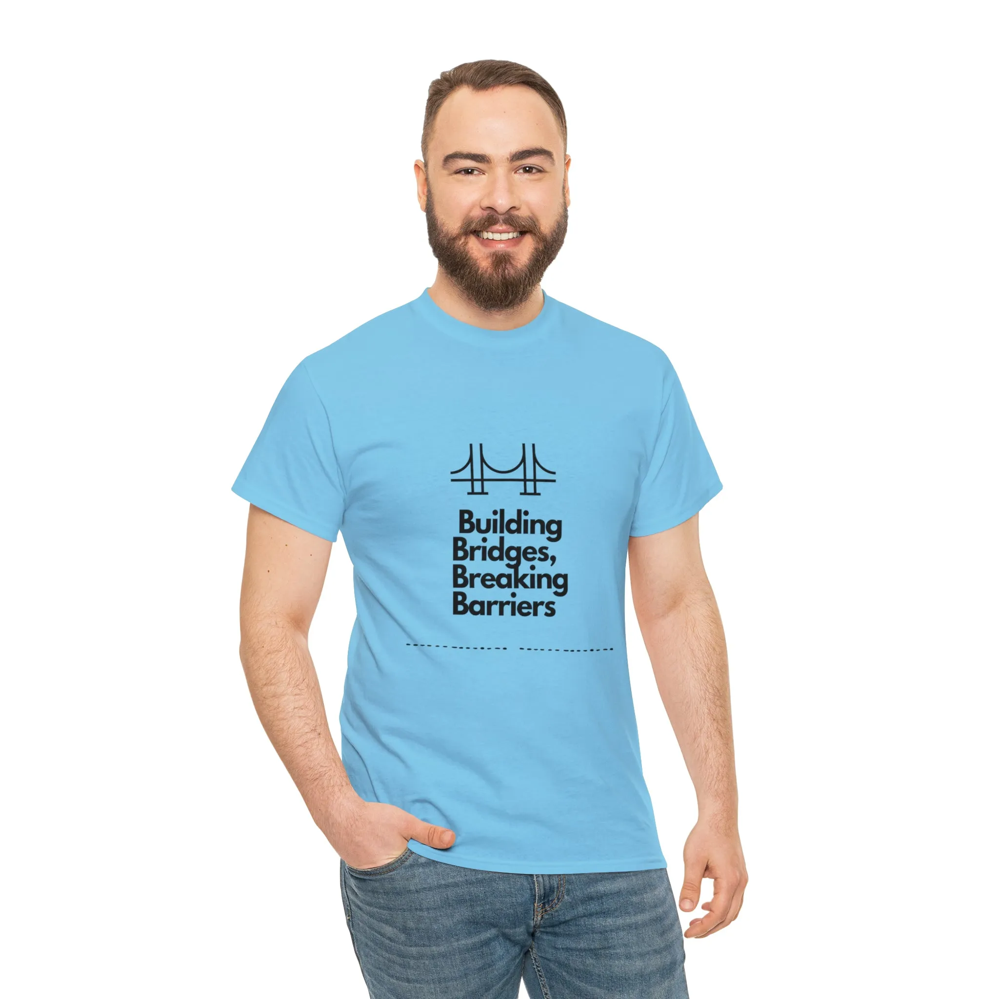 Unisex Heavy Cotton Tee-Breaking Barriers