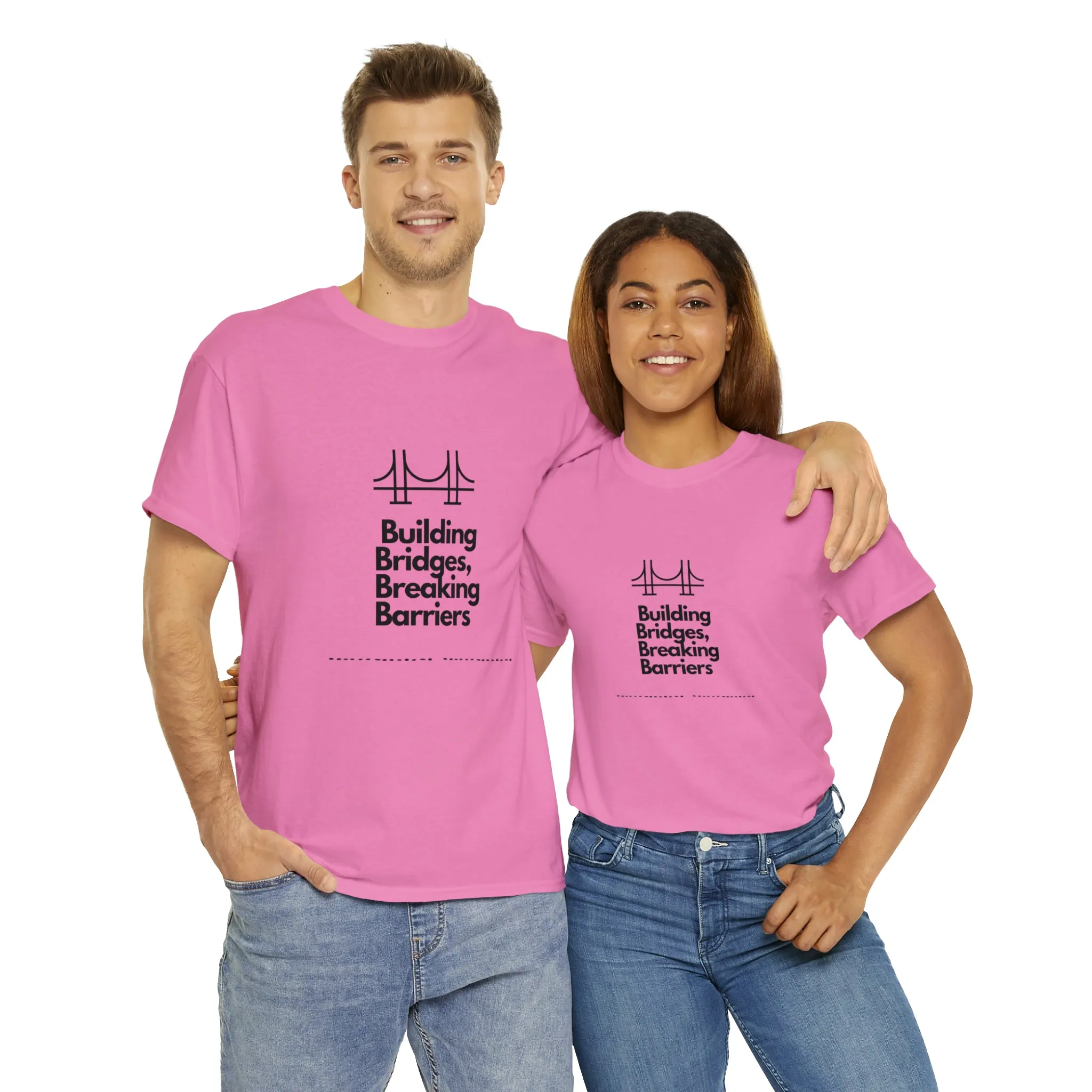 Unisex Heavy Cotton Tee-Breaking Barriers