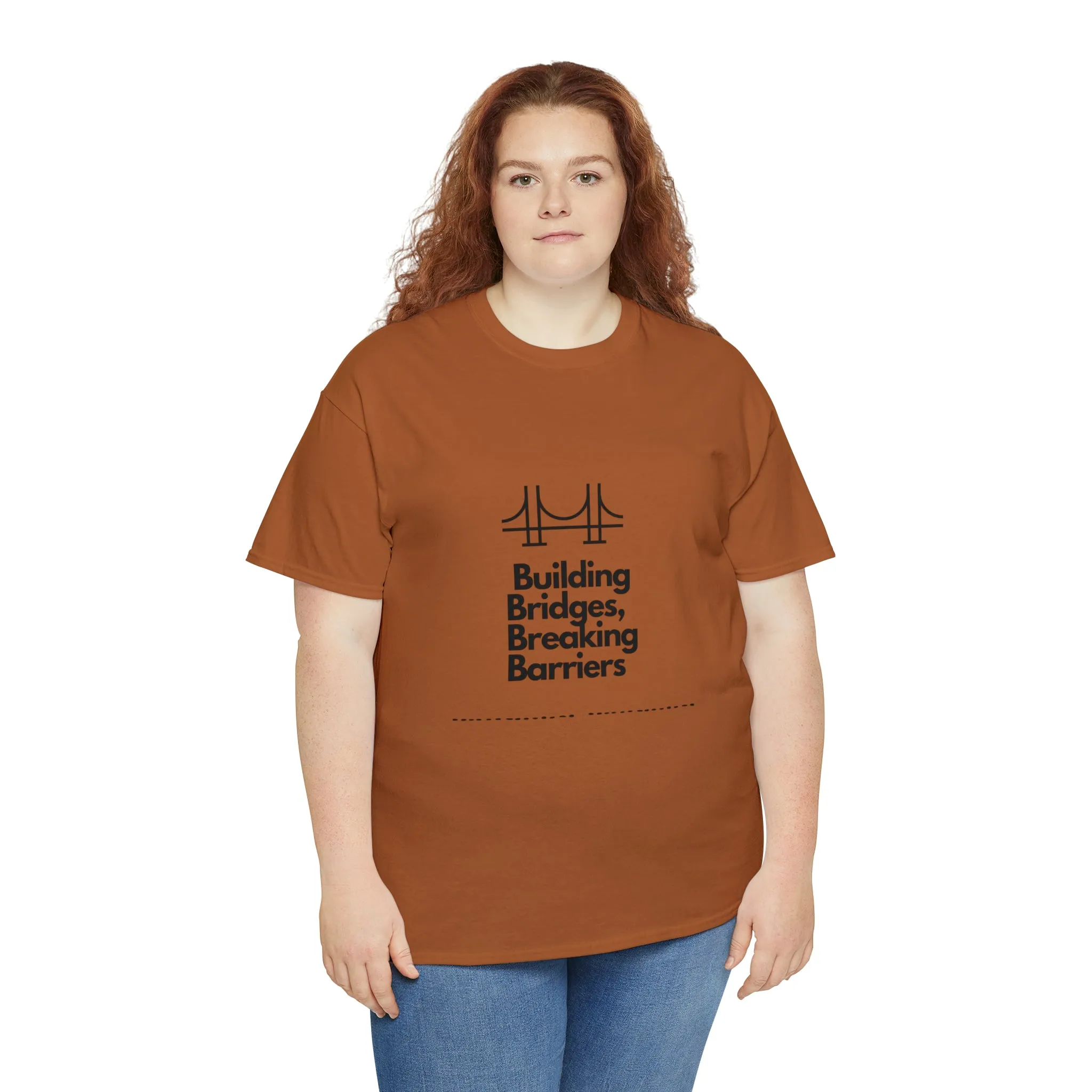 Unisex Heavy Cotton Tee-Breaking Barriers