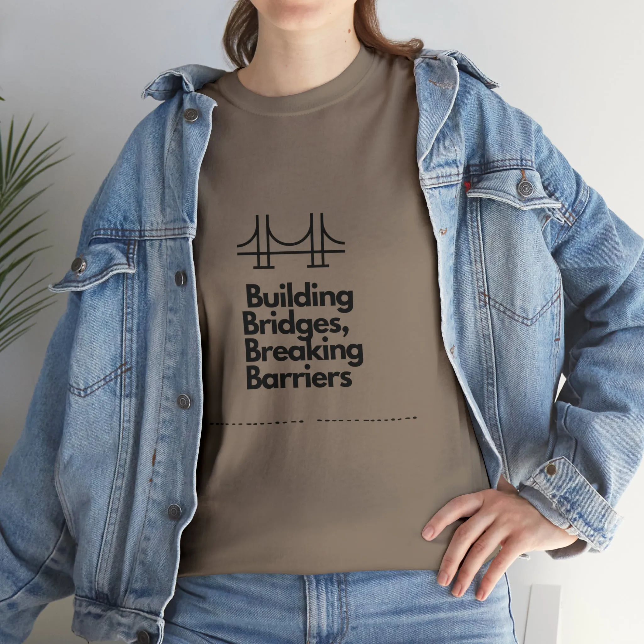 Unisex Heavy Cotton Tee-Breaking Barriers