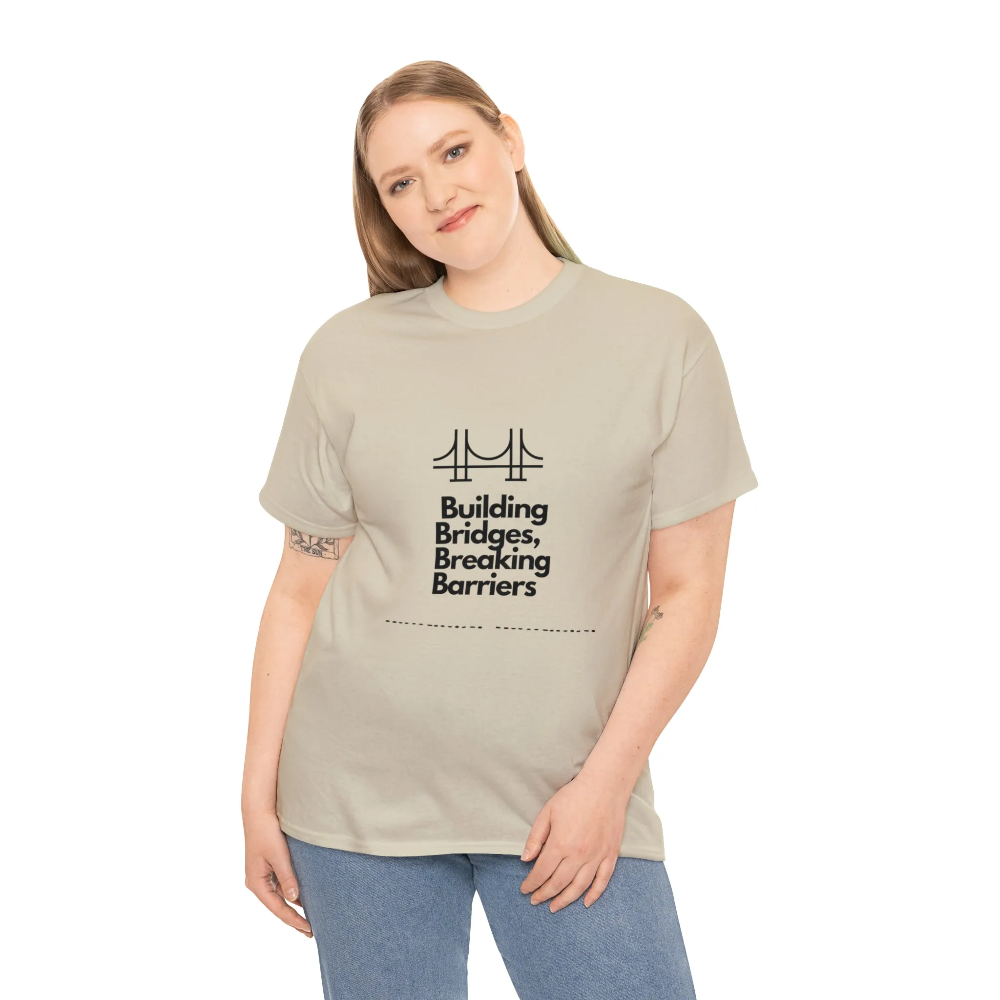 Unisex Heavy Cotton Tee-Breaking Barriers