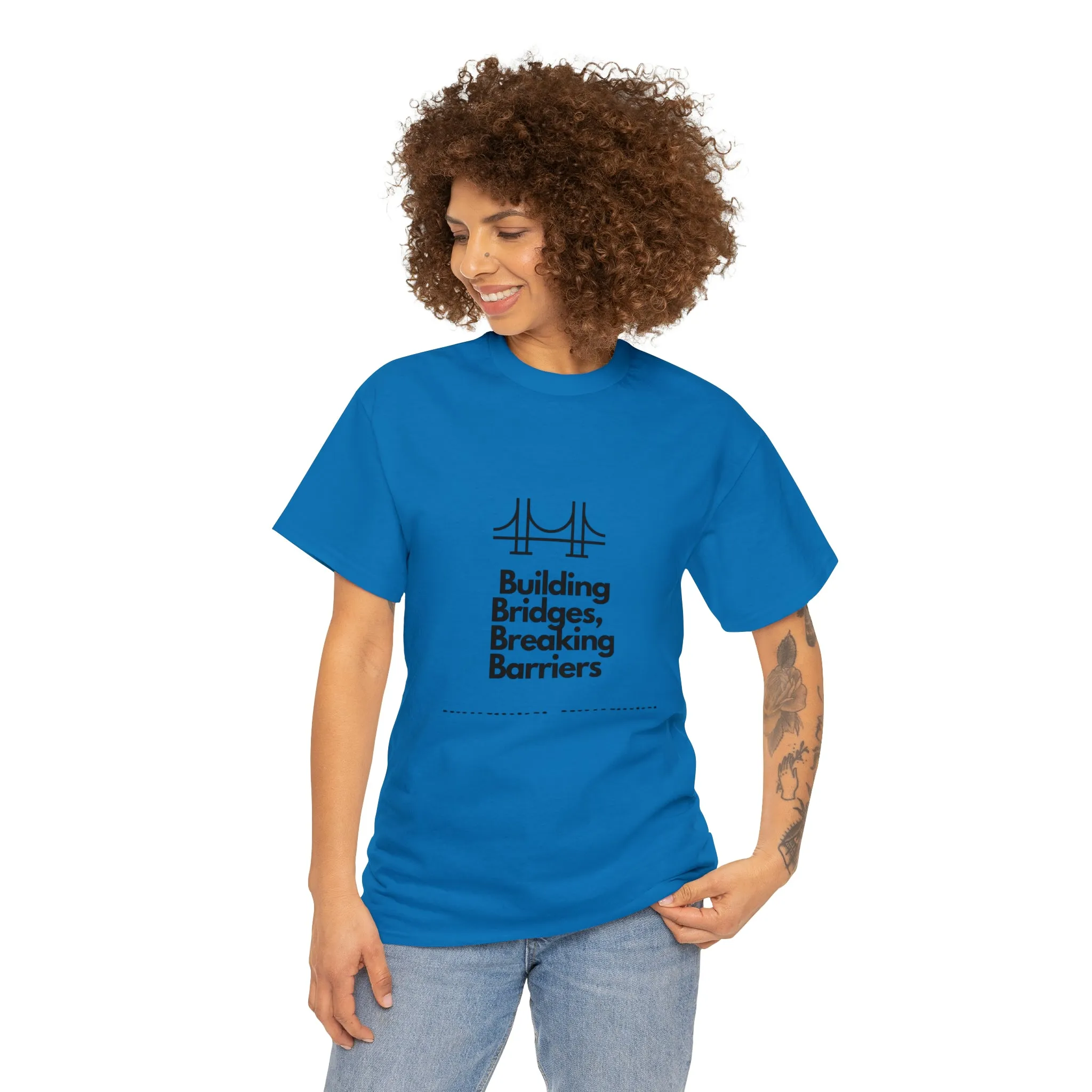 Unisex Heavy Cotton Tee-Breaking Barriers