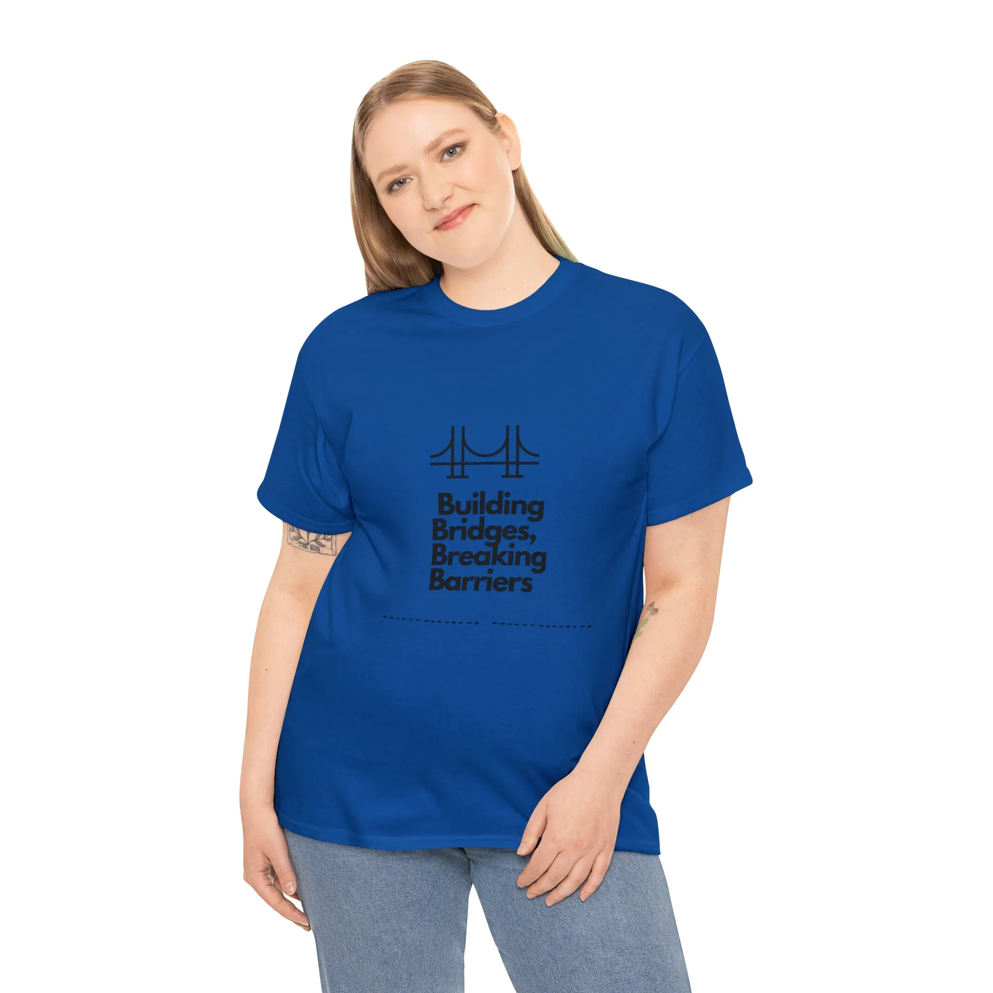 Unisex Heavy Cotton Tee-Breaking Barriers