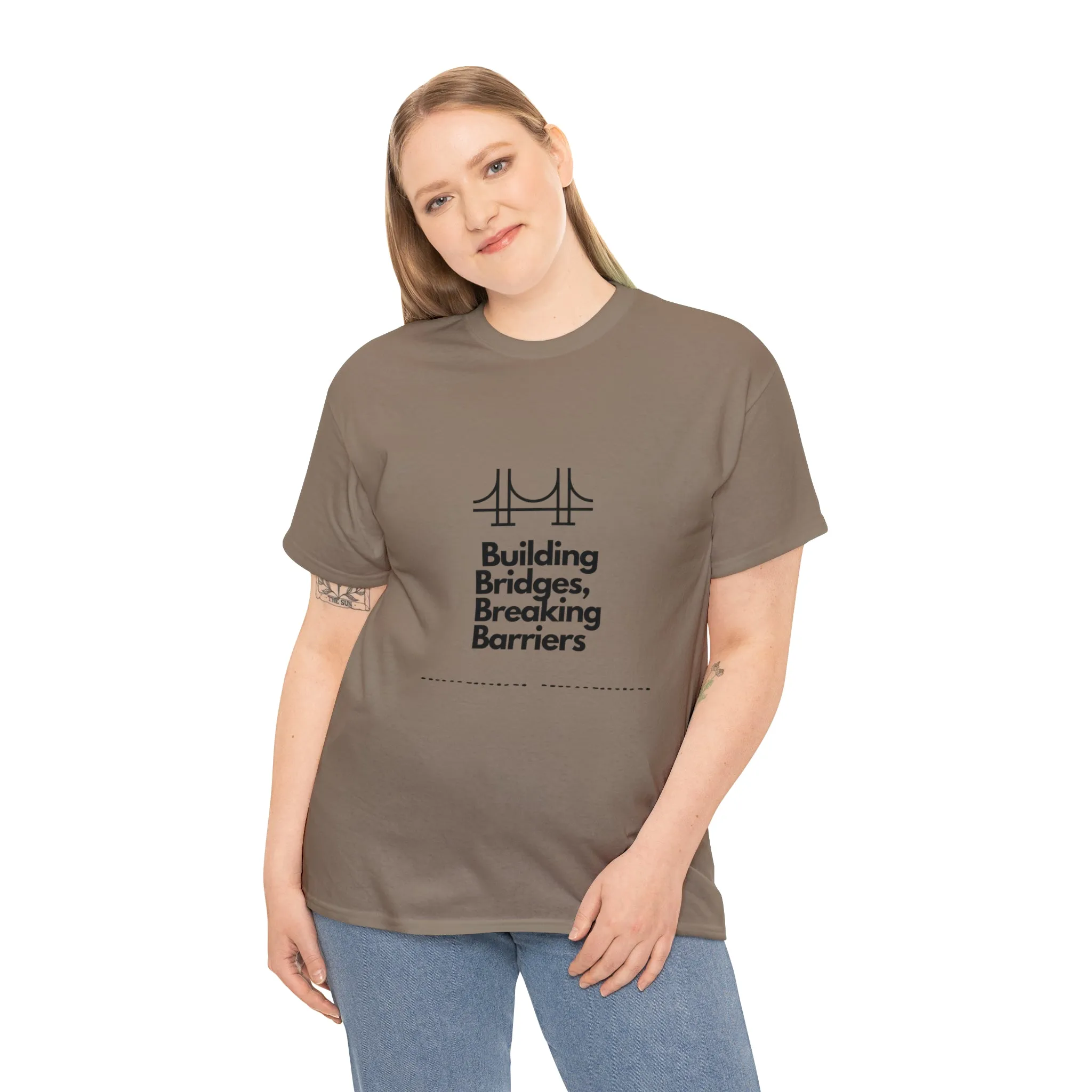 Unisex Heavy Cotton Tee-Breaking Barriers