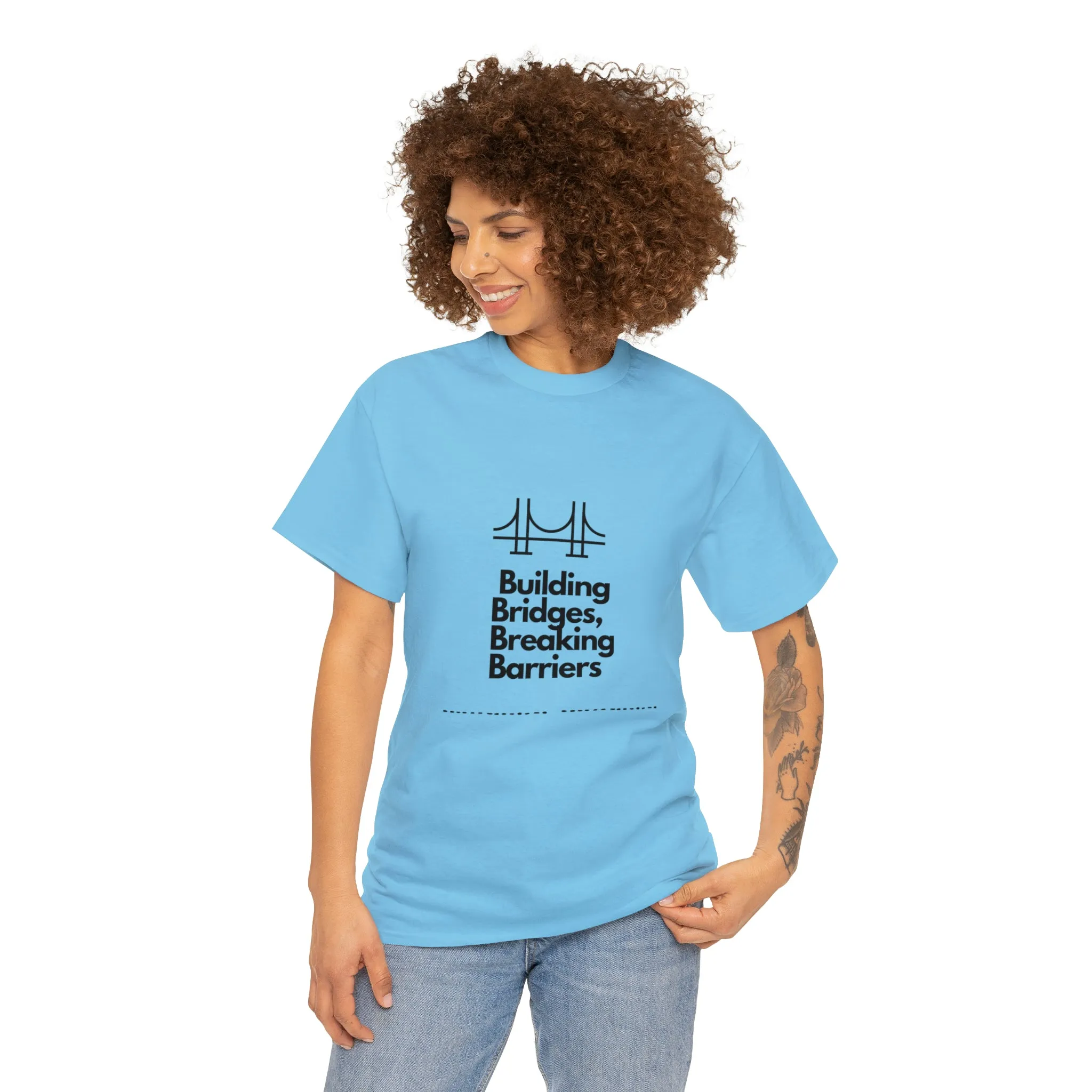 Unisex Heavy Cotton Tee-Breaking Barriers