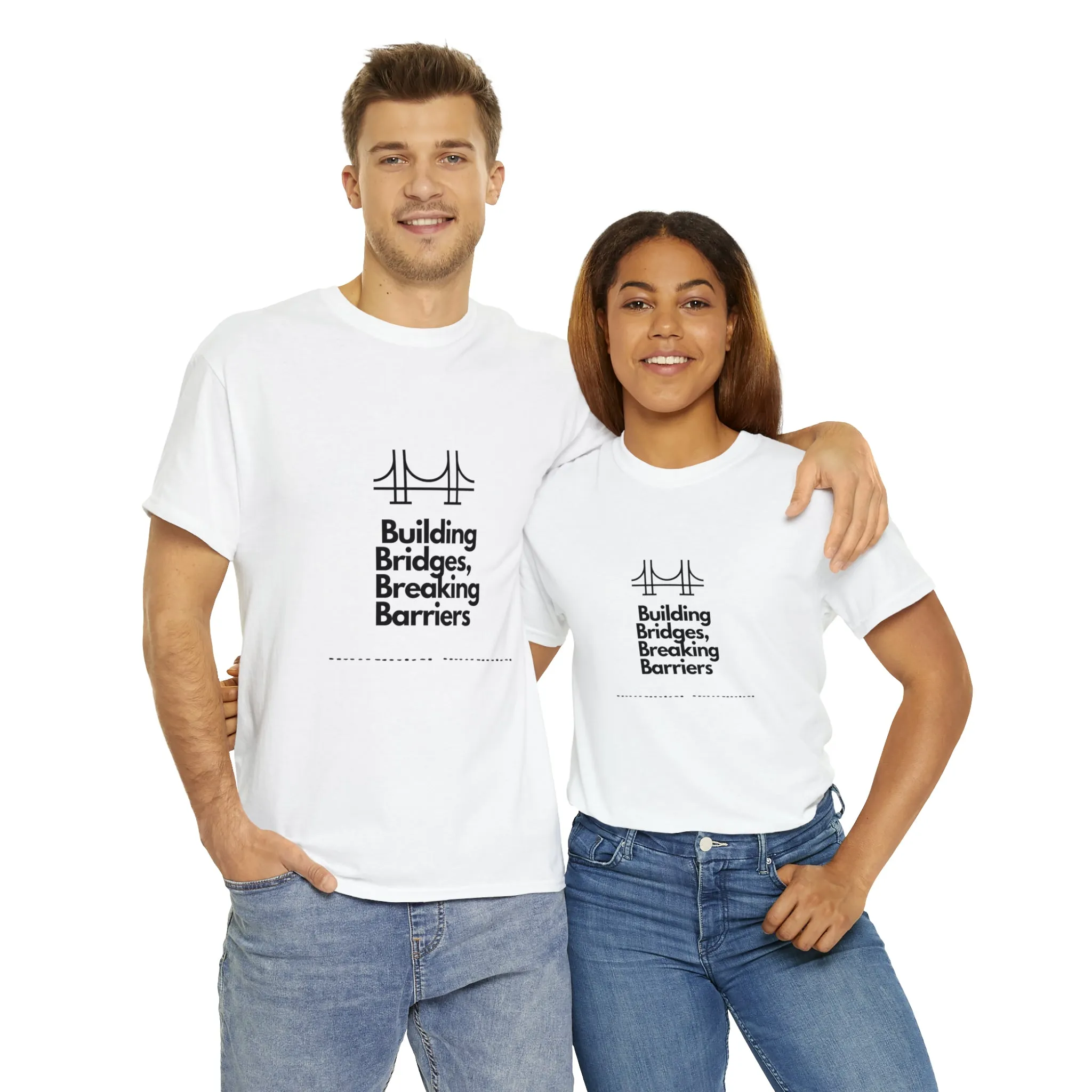 Unisex Heavy Cotton Tee-Breaking Barriers