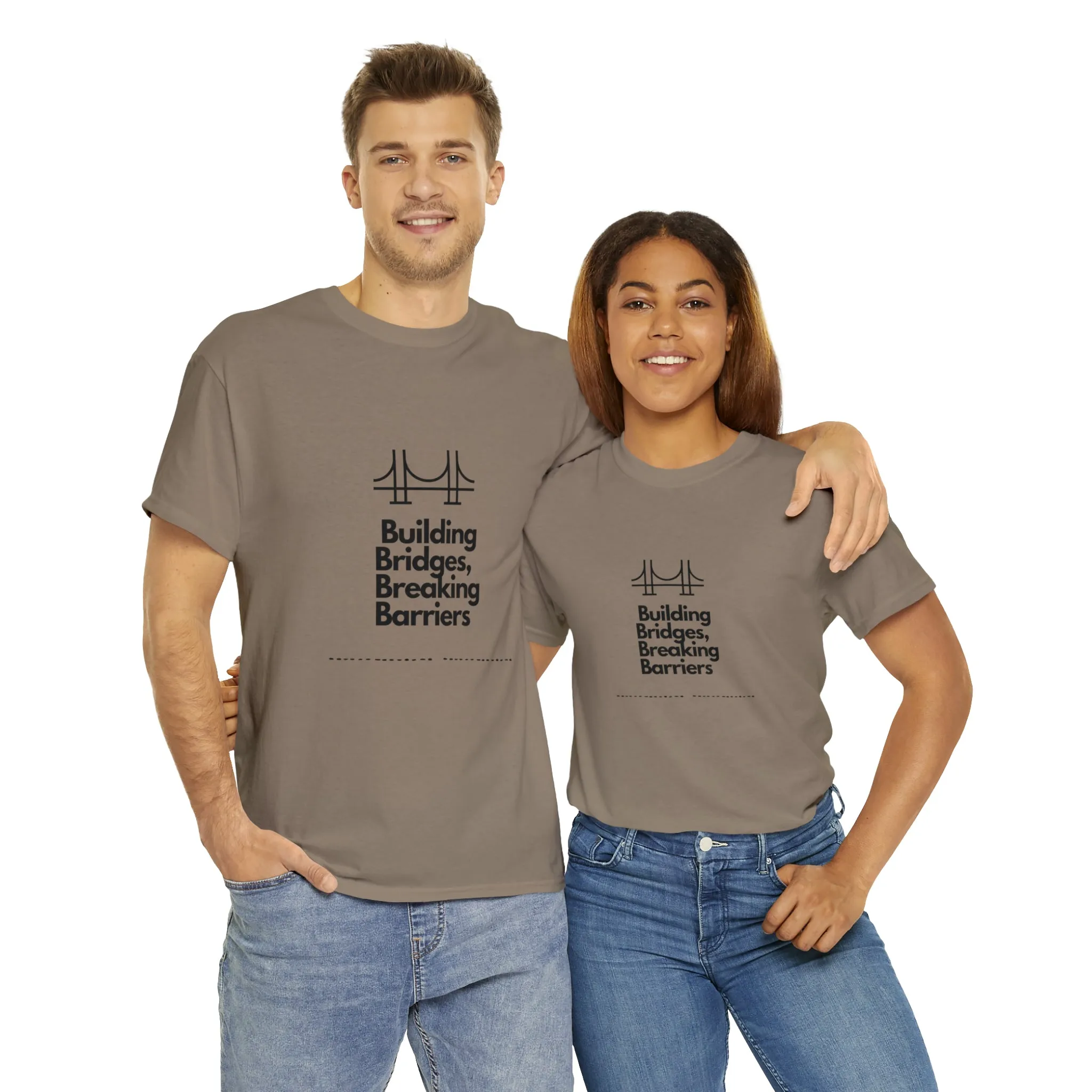 Unisex Heavy Cotton Tee-Breaking Barriers