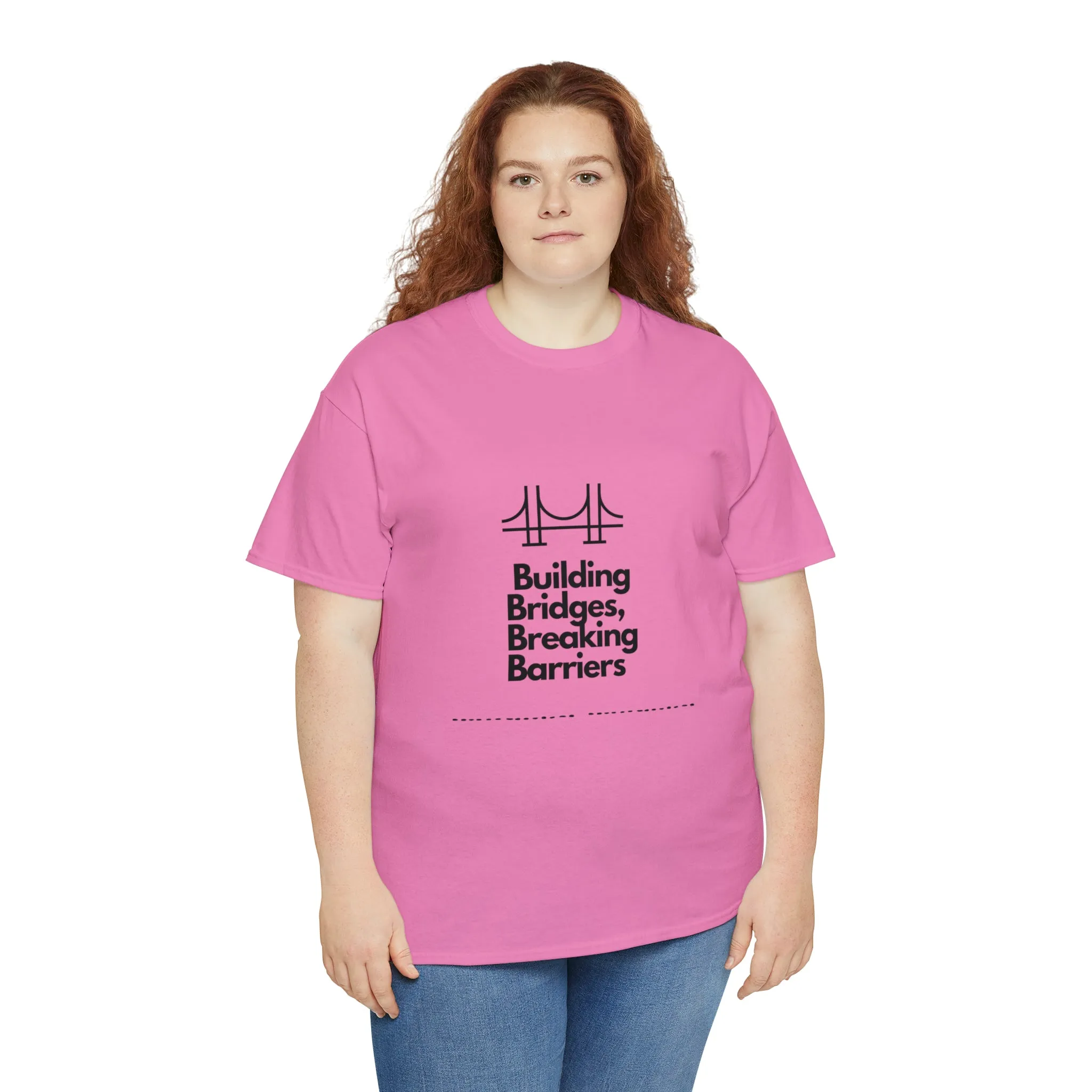 Unisex Heavy Cotton Tee-Breaking Barriers