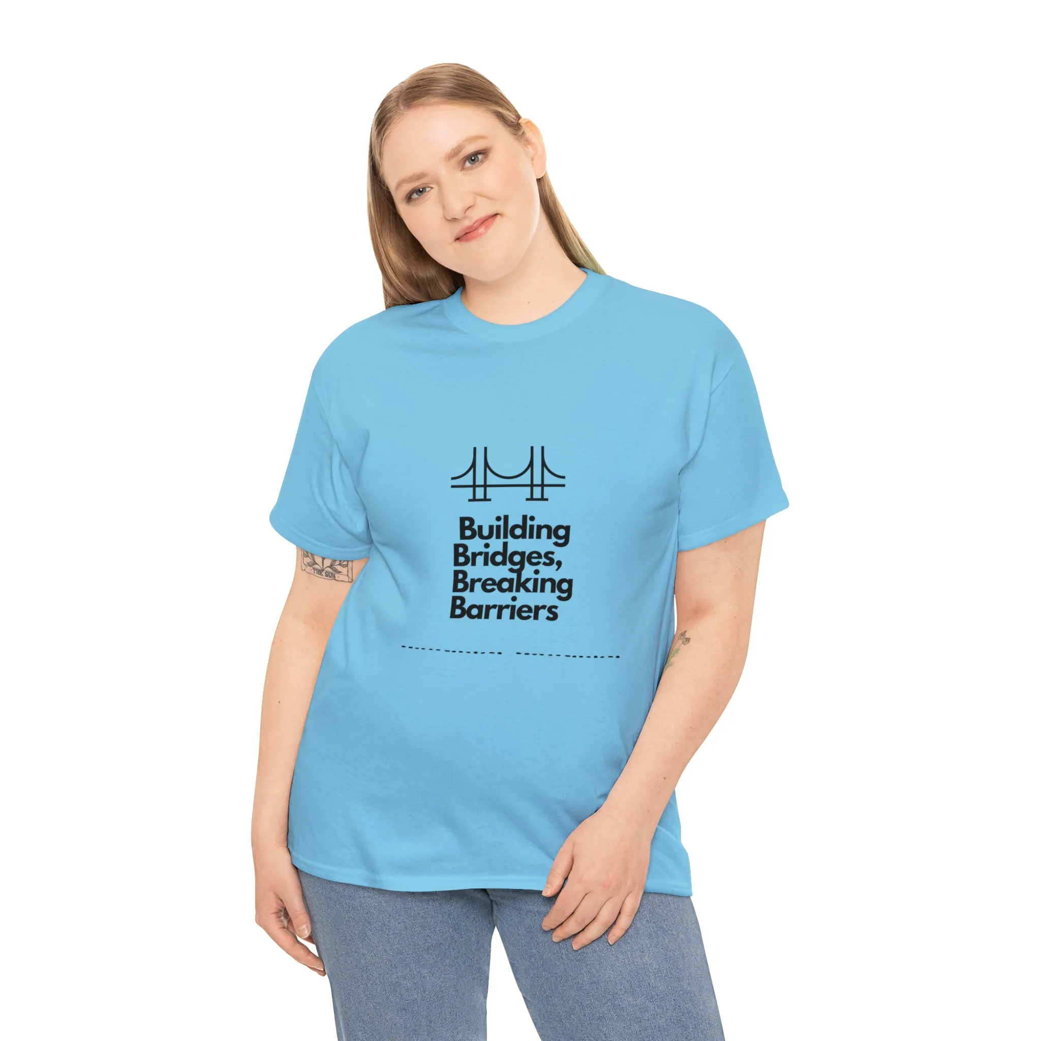 Unisex Heavy Cotton Tee-Breaking Barriers