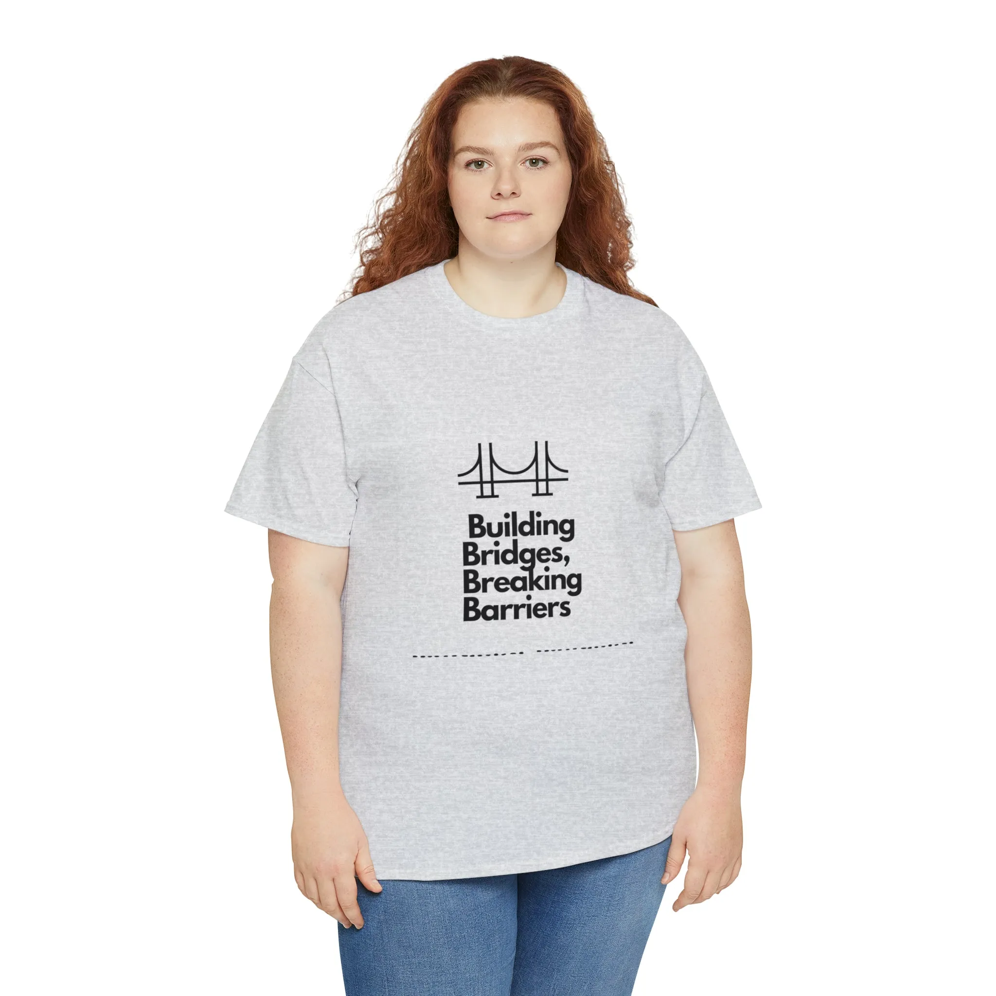 Unisex Heavy Cotton Tee-Breaking Barriers