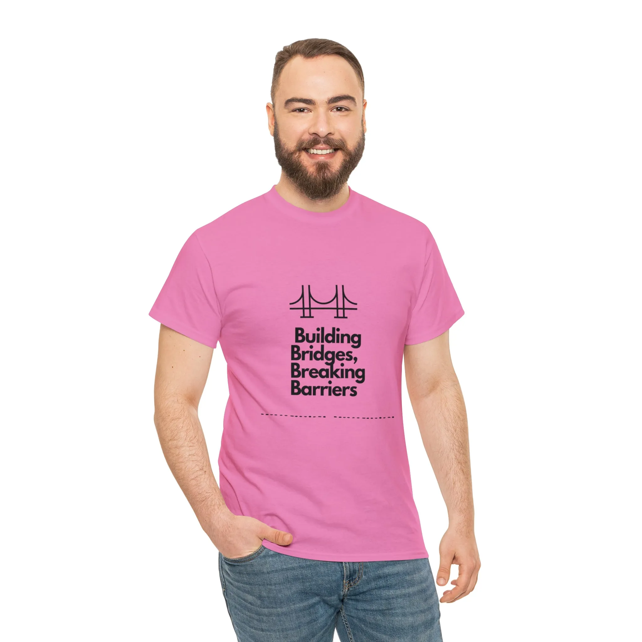 Unisex Heavy Cotton Tee-Breaking Barriers