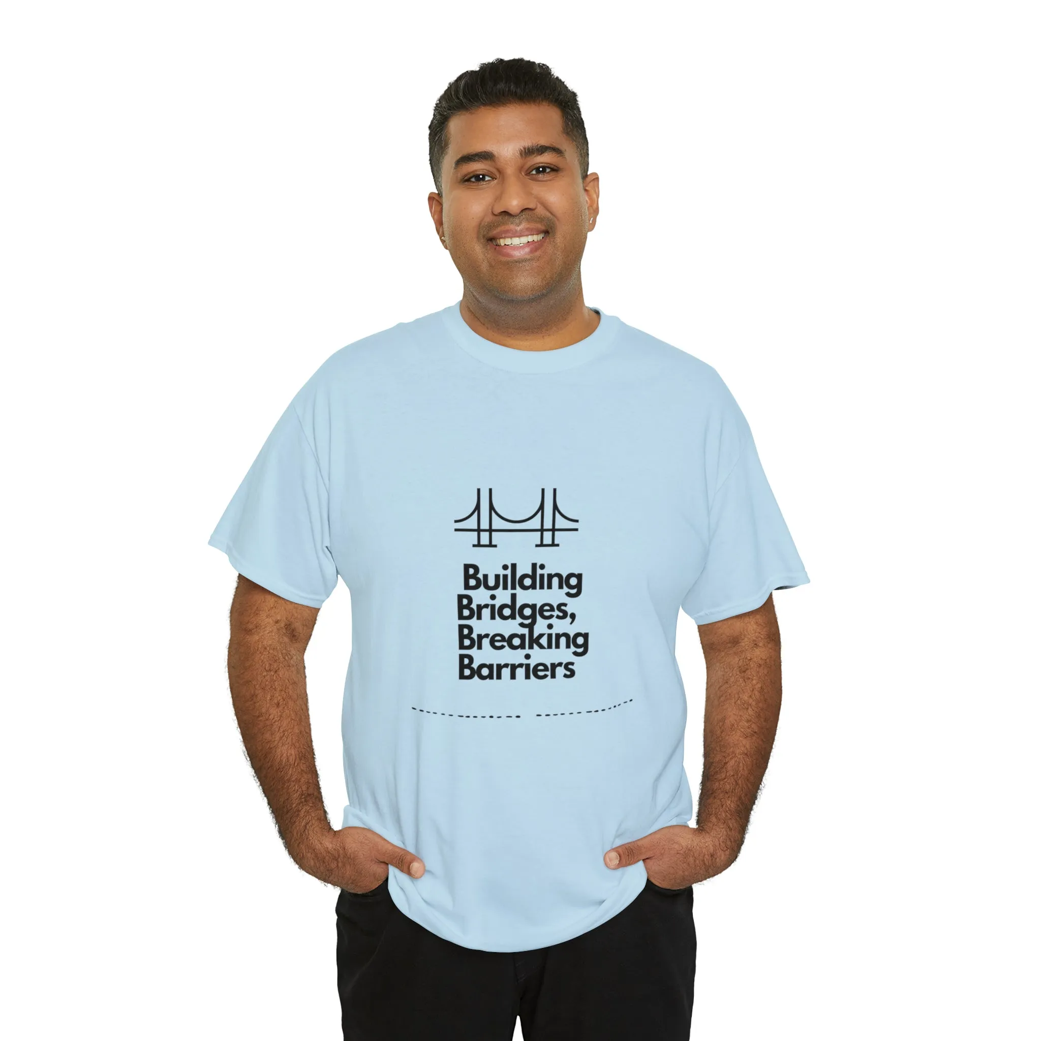 Unisex Heavy Cotton Tee-Breaking Barriers