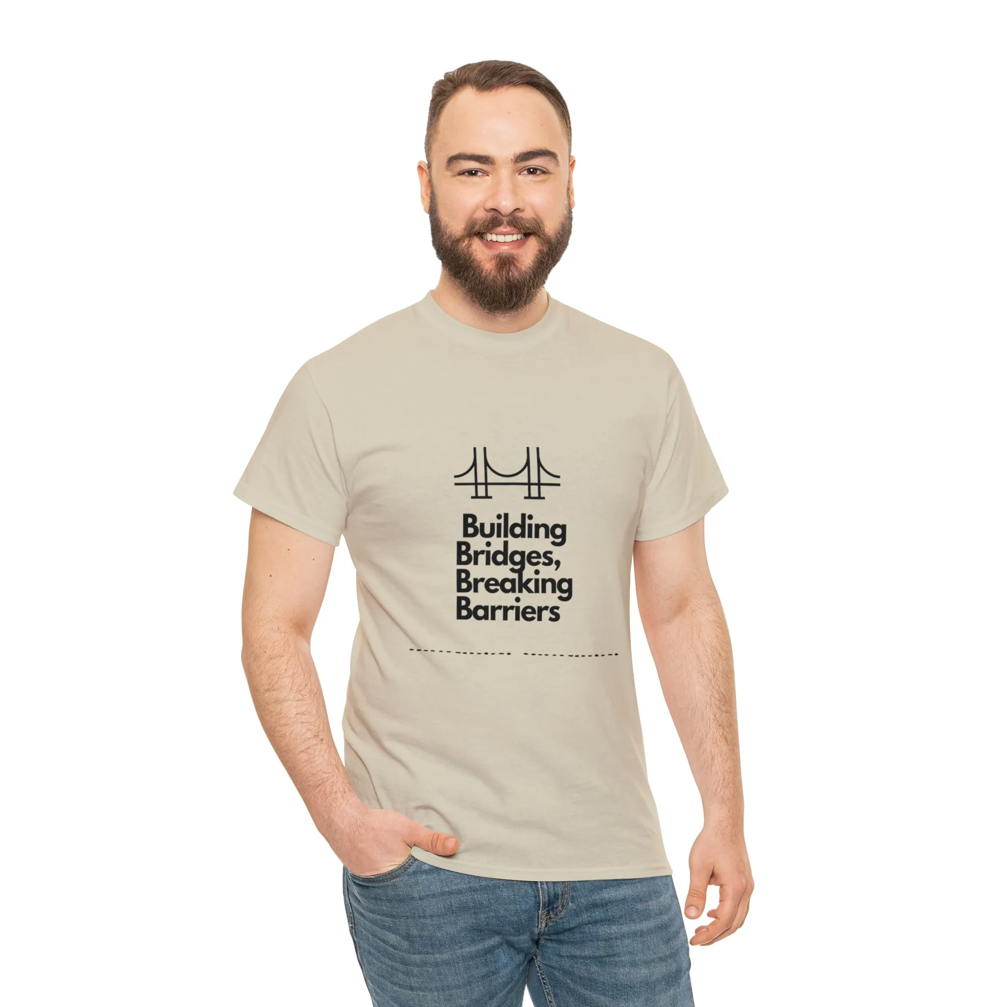 Unisex Heavy Cotton Tee-Breaking Barriers