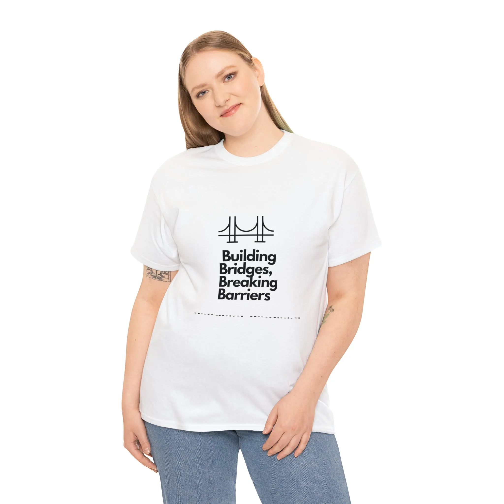 Unisex Heavy Cotton Tee-Breaking Barriers