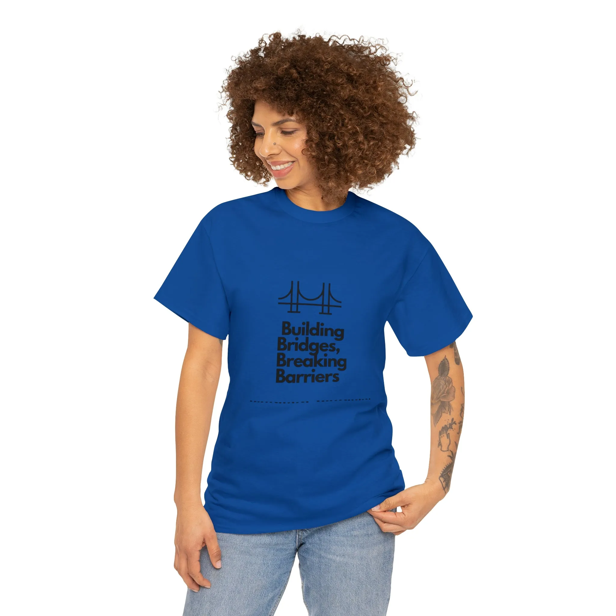 Unisex Heavy Cotton Tee-Breaking Barriers