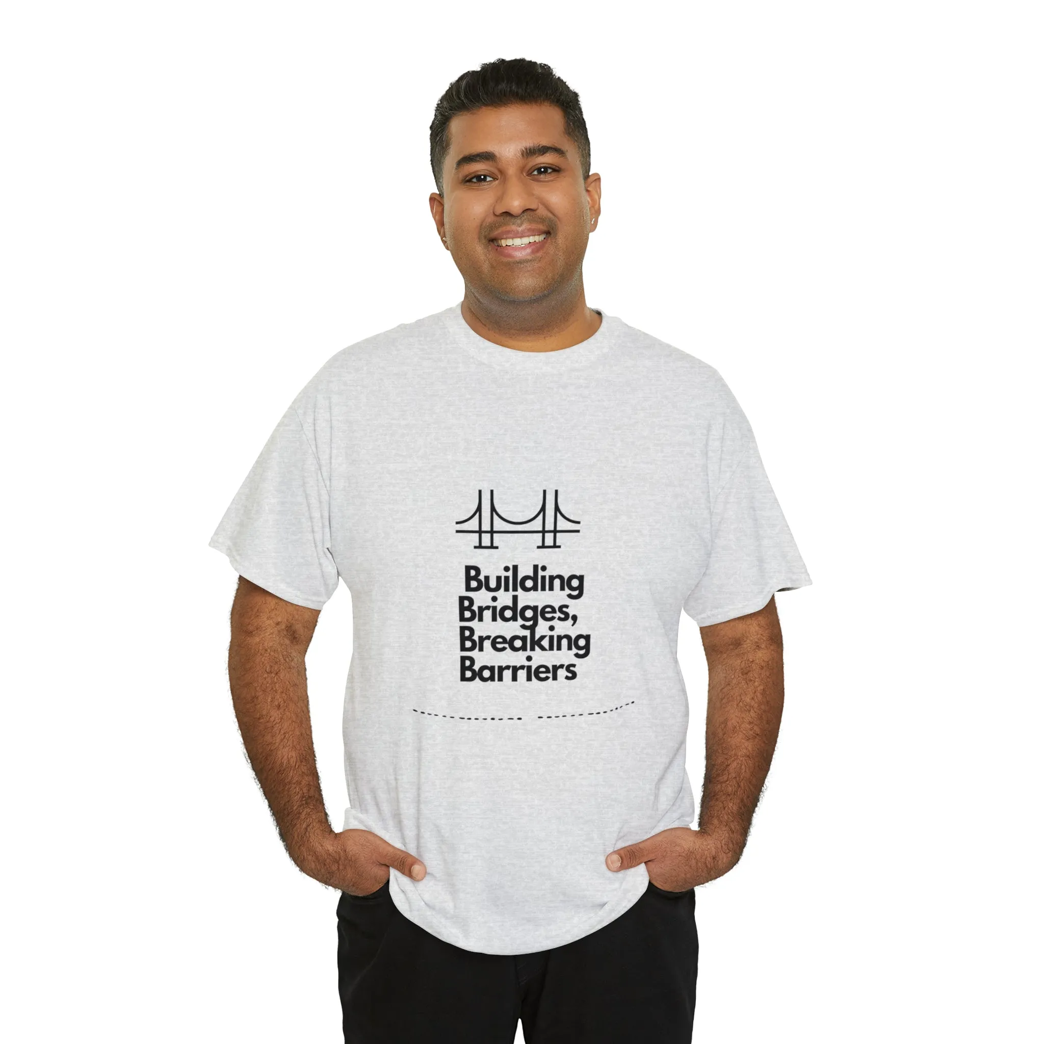 Unisex Heavy Cotton Tee-Breaking Barriers