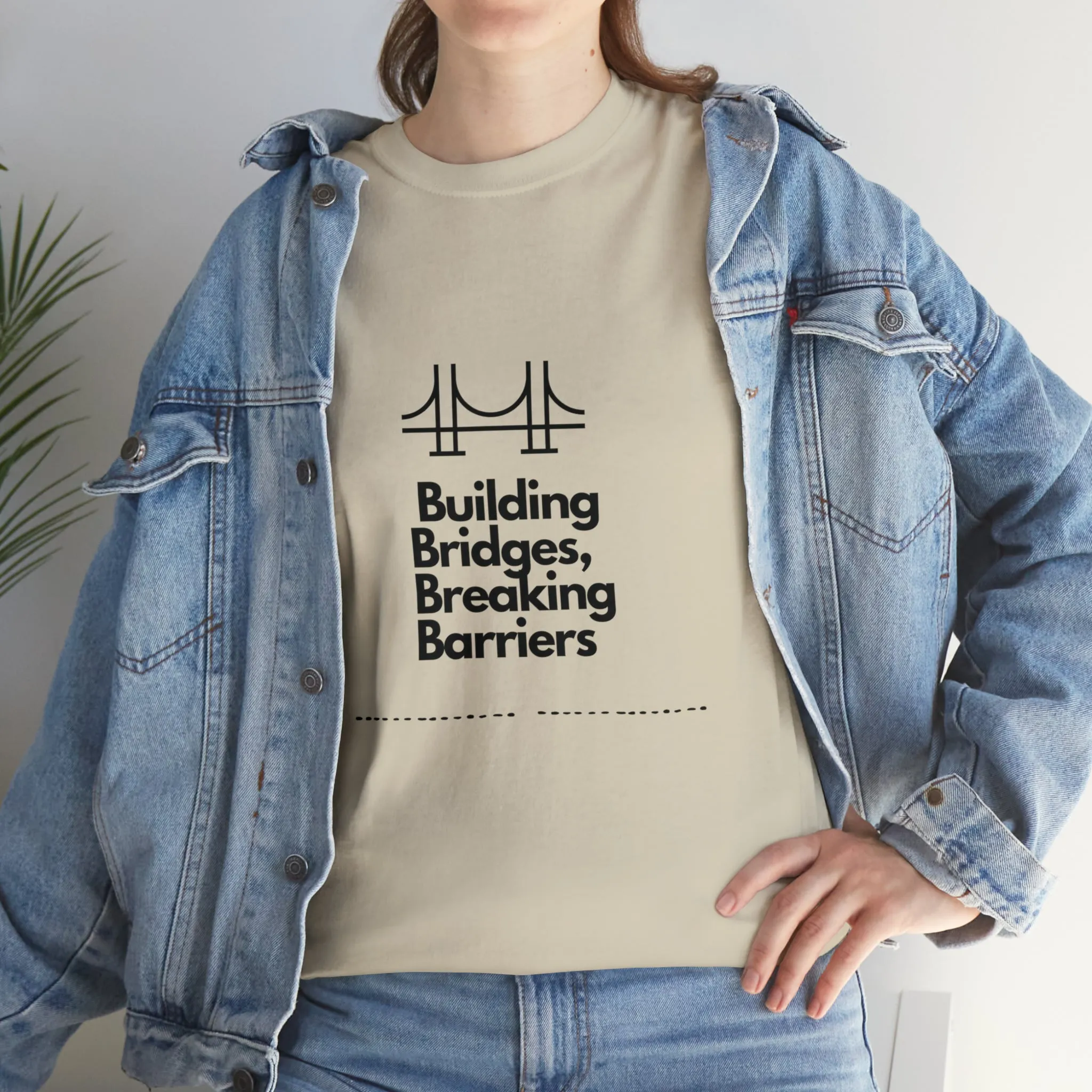 Unisex Heavy Cotton Tee-Breaking Barriers