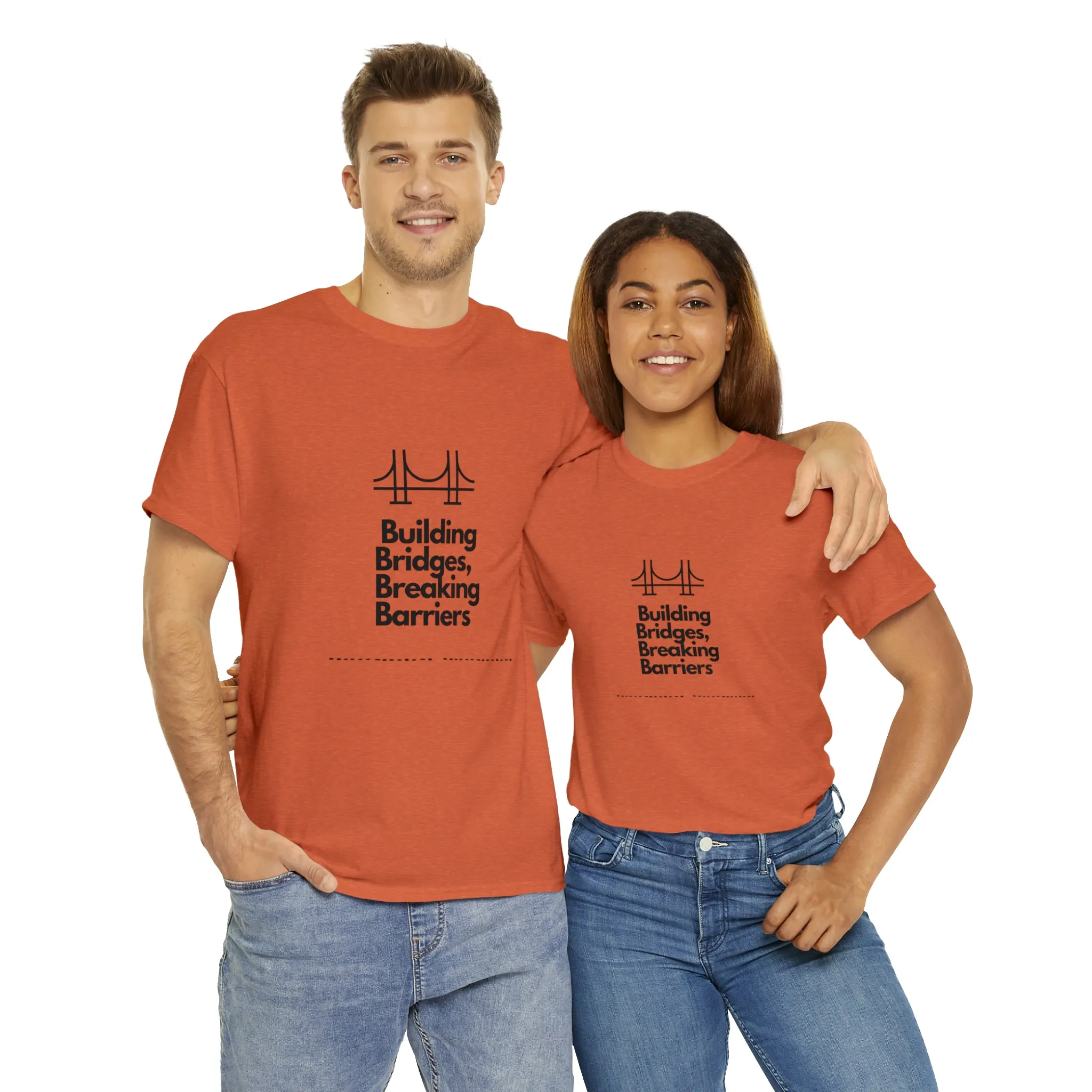 Unisex Heavy Cotton Tee-Breaking Barriers