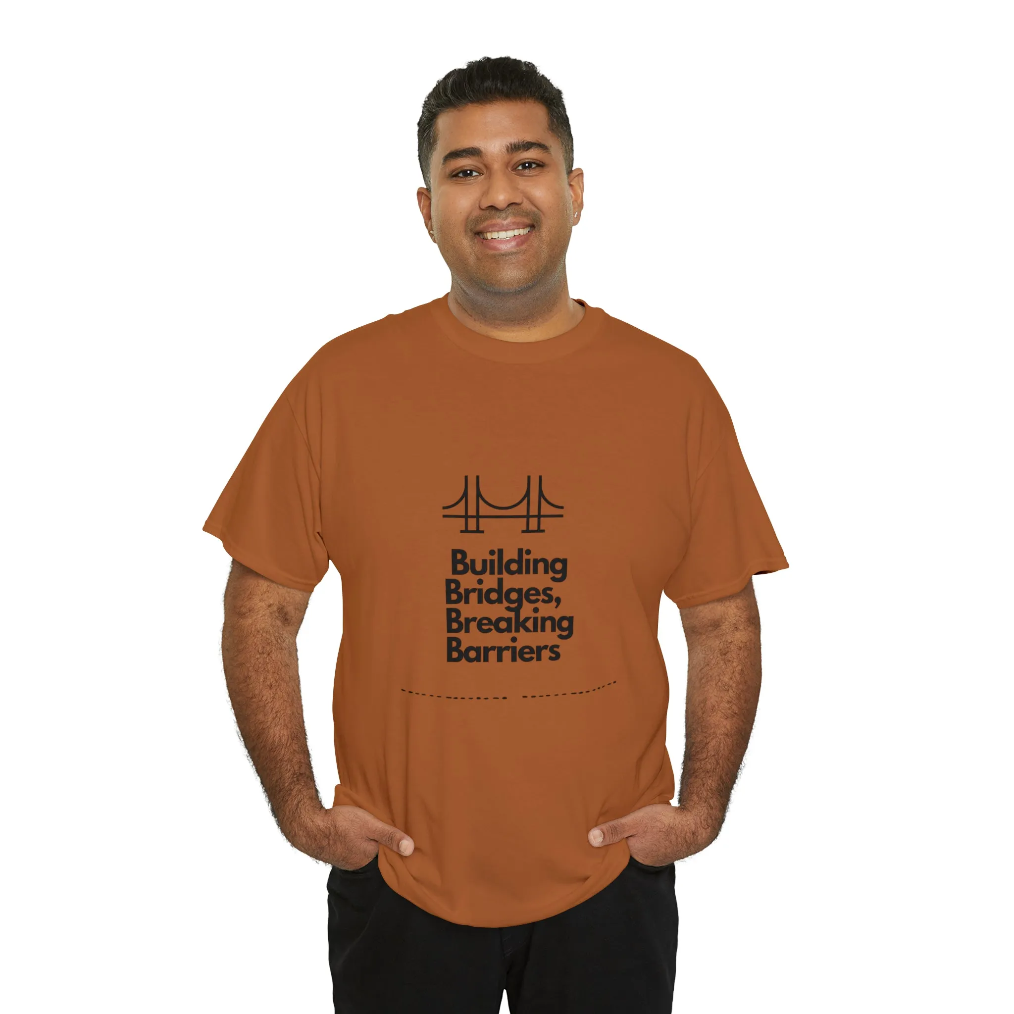 Unisex Heavy Cotton Tee-Breaking Barriers