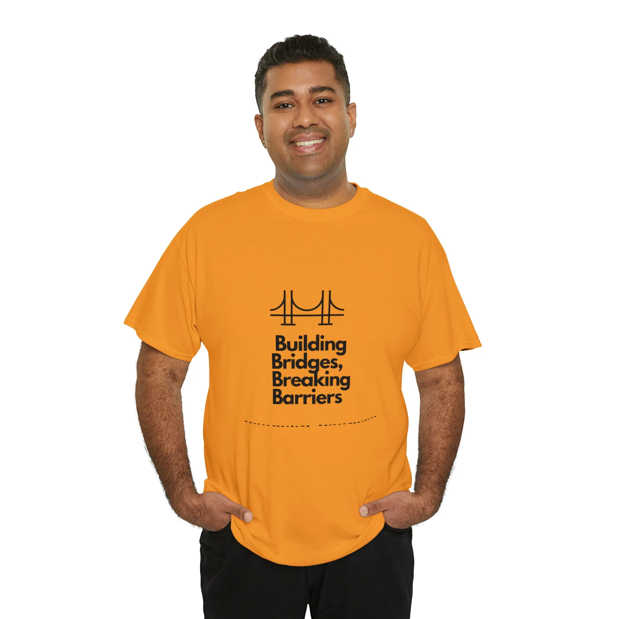 Unisex Heavy Cotton Tee-Breaking Barriers