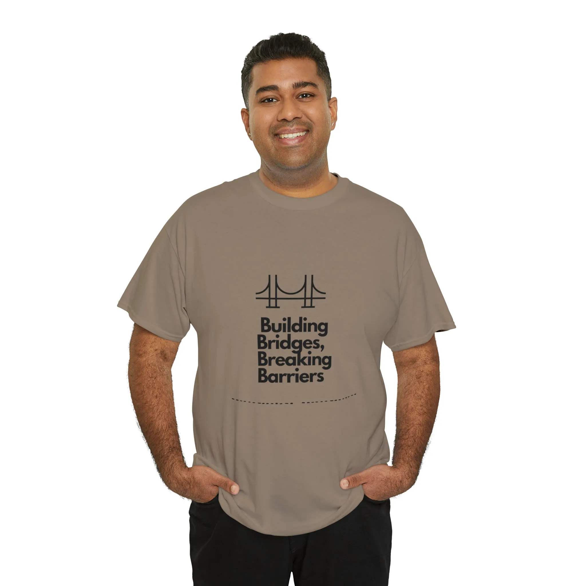Unisex Heavy Cotton Tee-Breaking Barriers