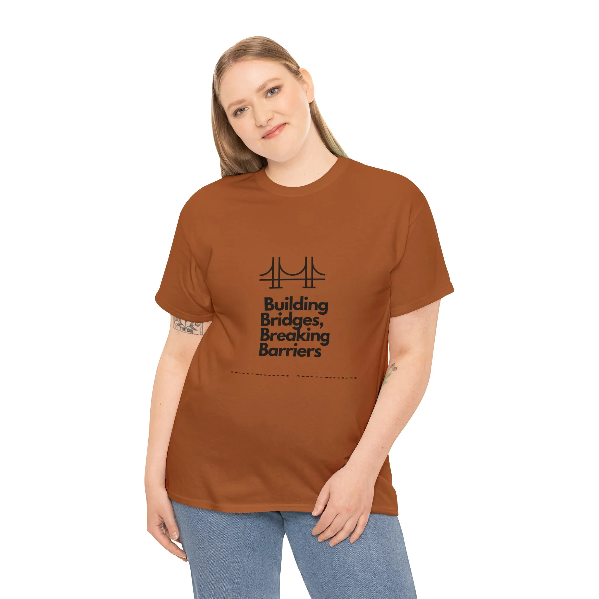 Unisex Heavy Cotton Tee-Breaking Barriers