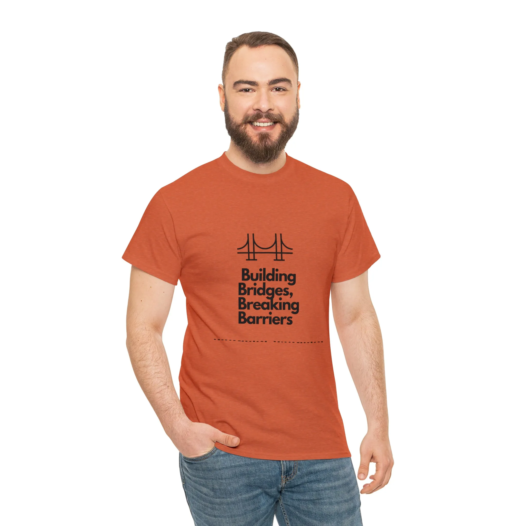 Unisex Heavy Cotton Tee-Breaking Barriers