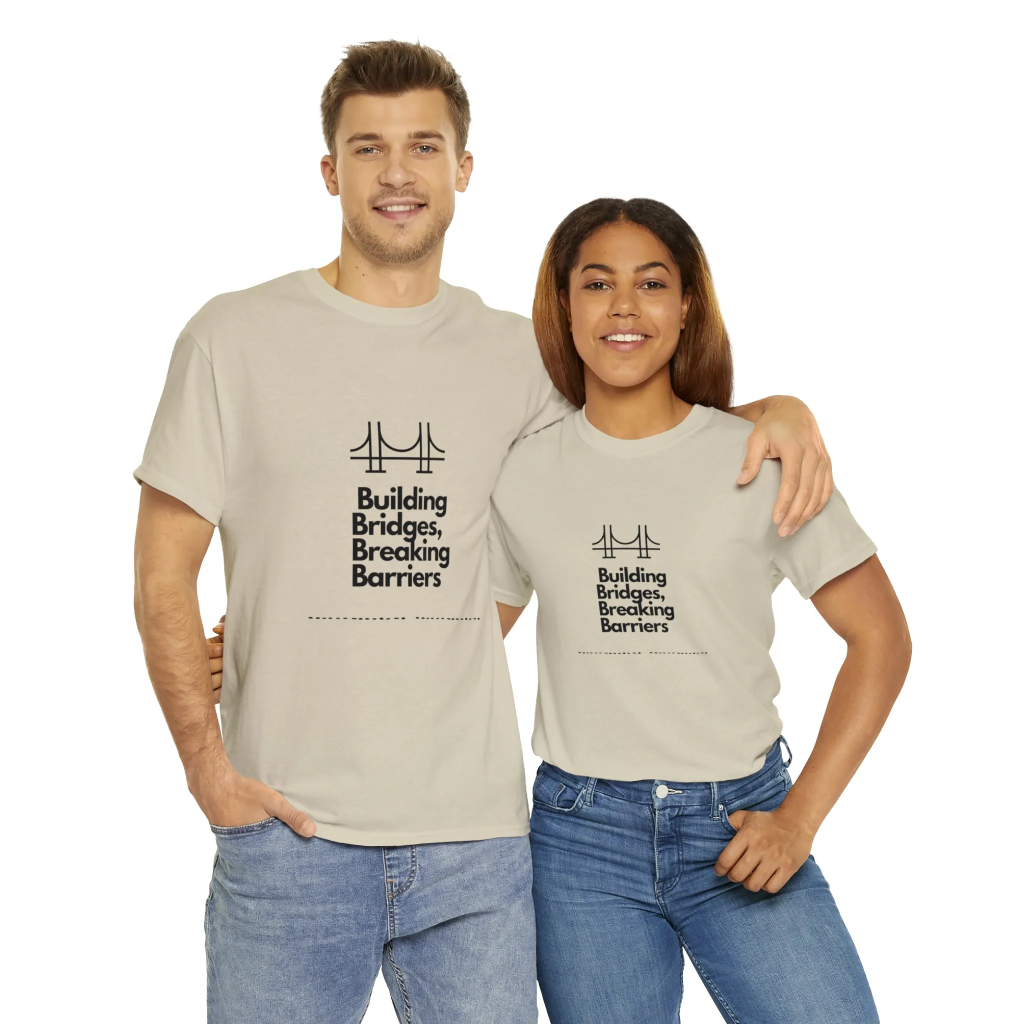 Unisex Heavy Cotton Tee-Breaking Barriers