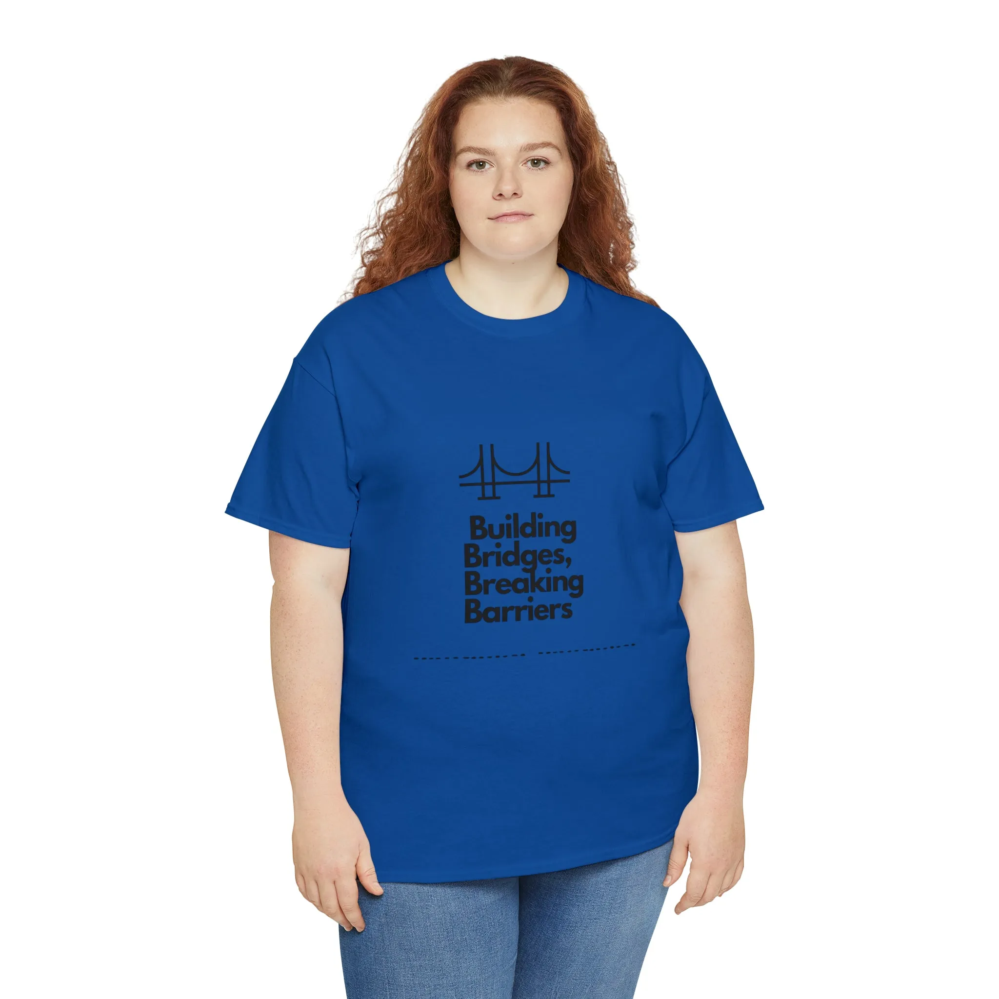 Unisex Heavy Cotton Tee-Breaking Barriers