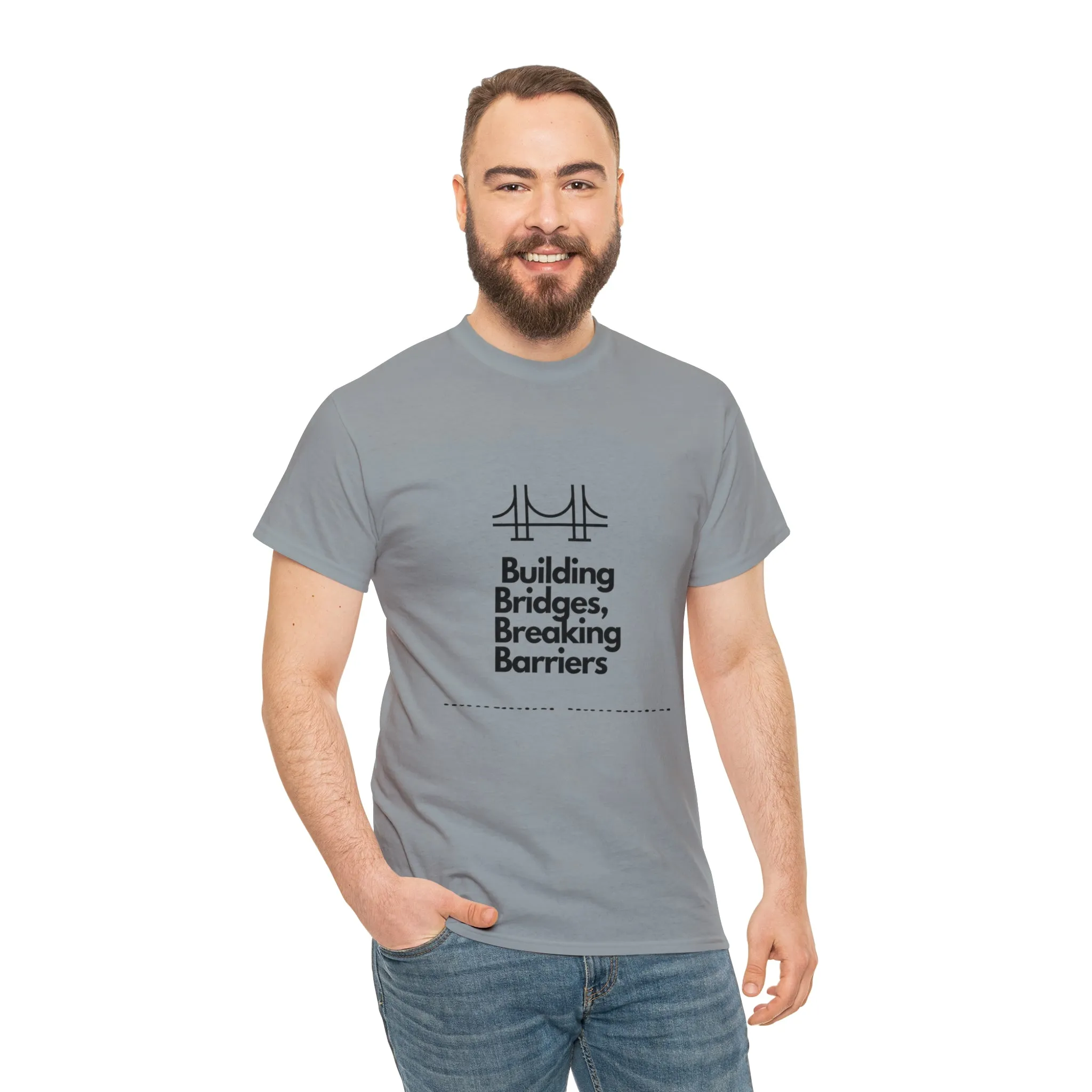Unisex Heavy Cotton Tee-Breaking Barriers