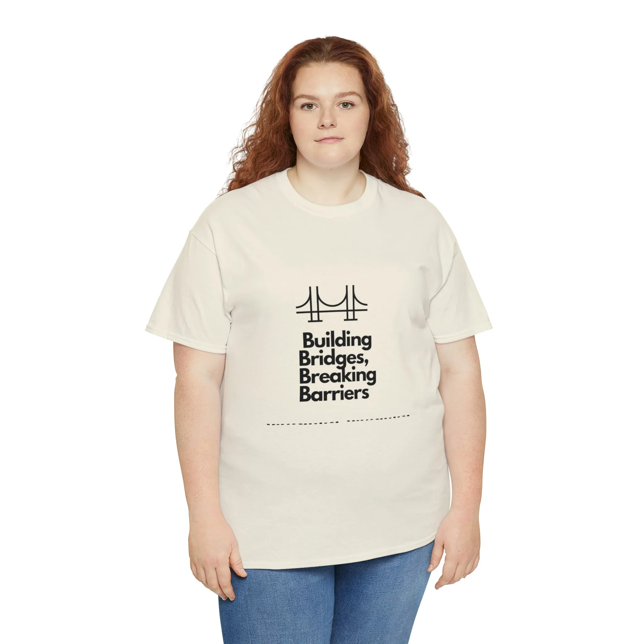Unisex Heavy Cotton Tee-Breaking Barriers