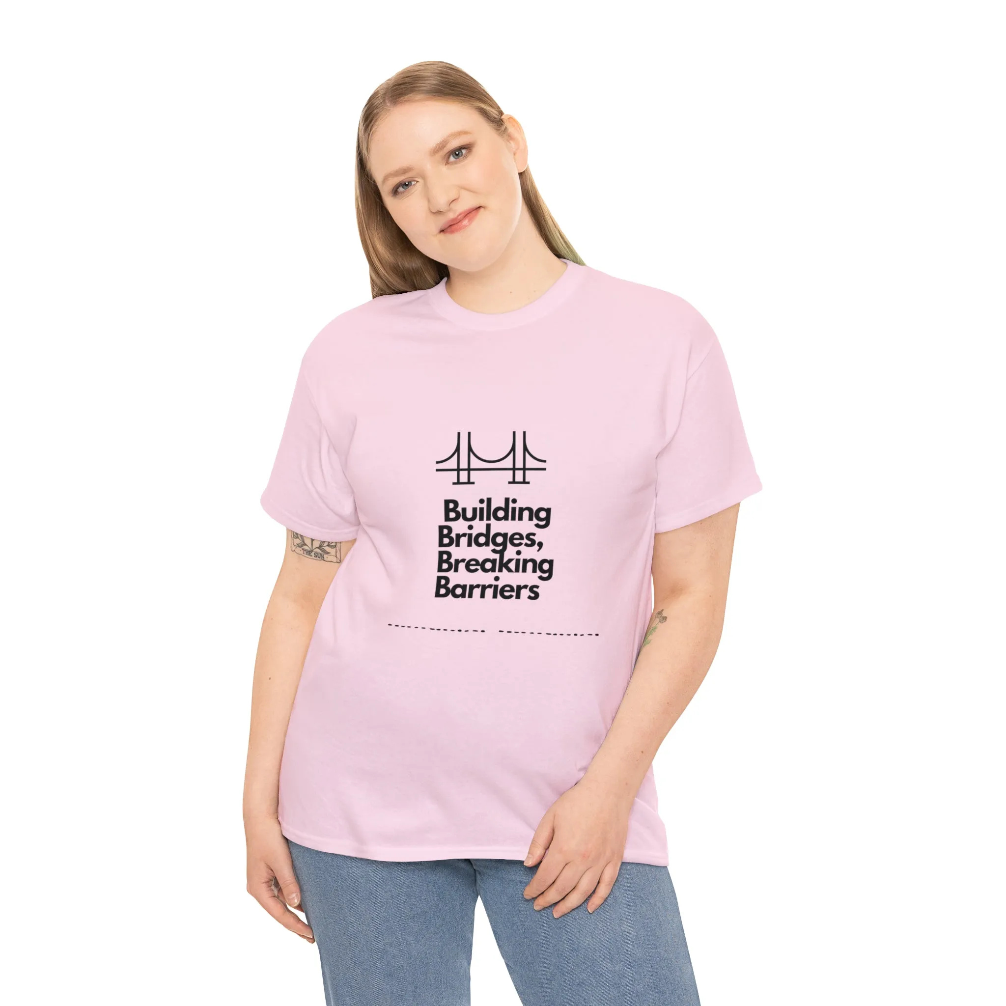 Unisex Heavy Cotton Tee-Breaking Barriers