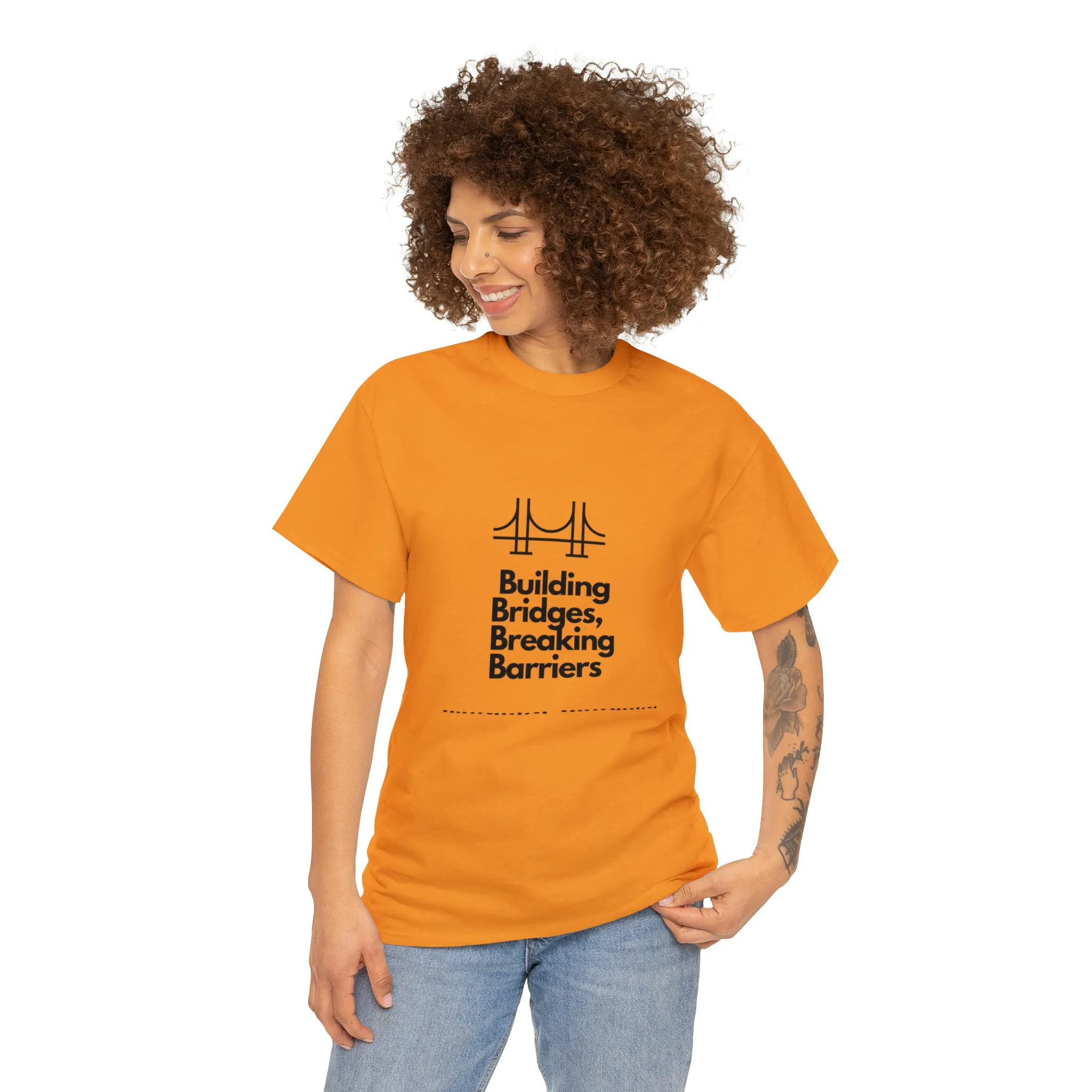 Unisex Heavy Cotton Tee-Breaking Barriers