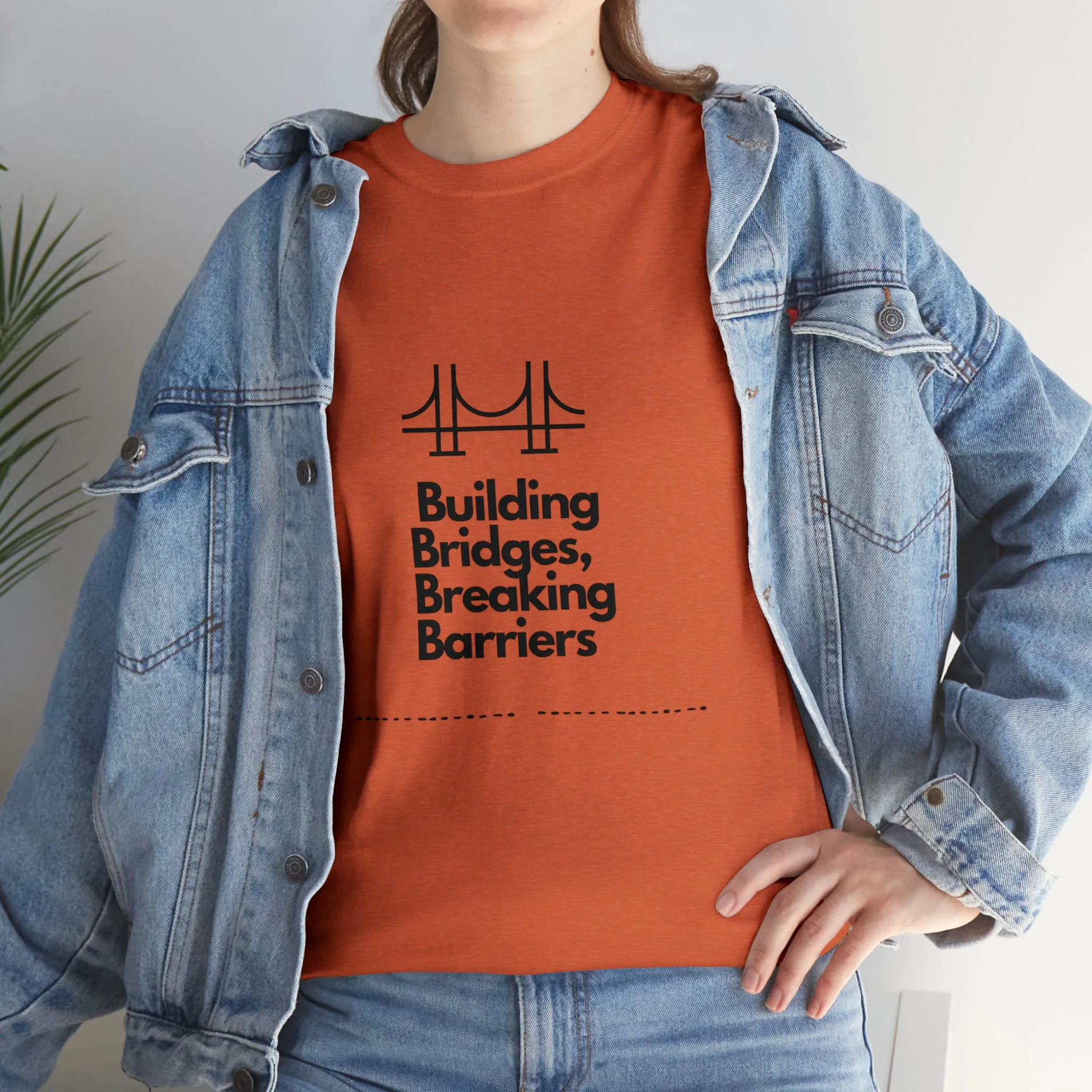 Unisex Heavy Cotton Tee-Breaking Barriers