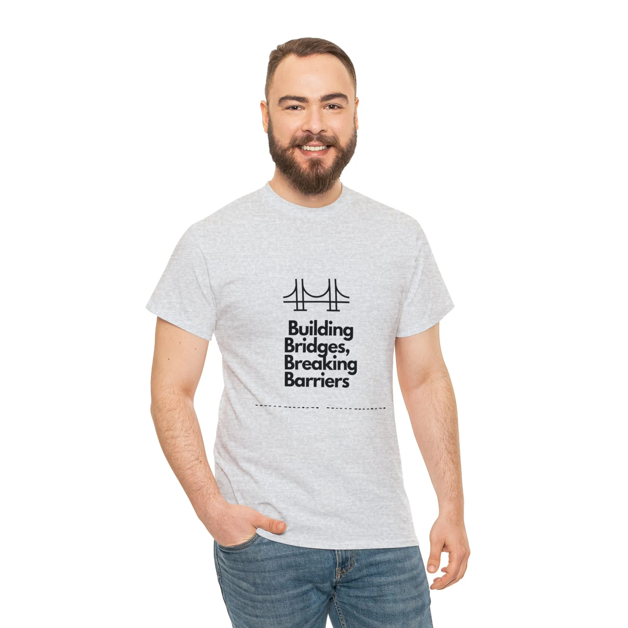 Unisex Heavy Cotton Tee-Breaking Barriers