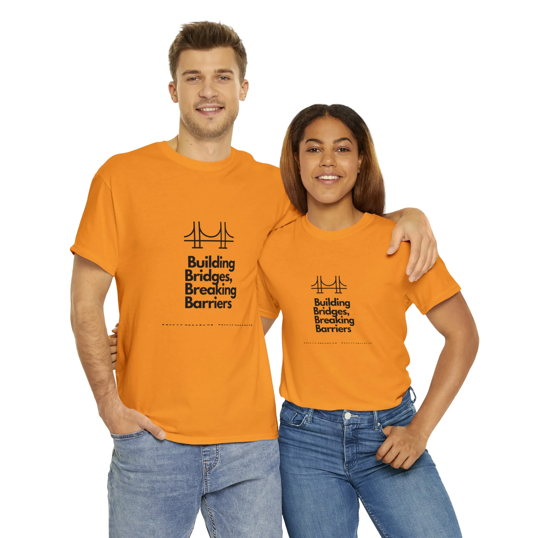 Unisex Heavy Cotton Tee-Breaking Barriers