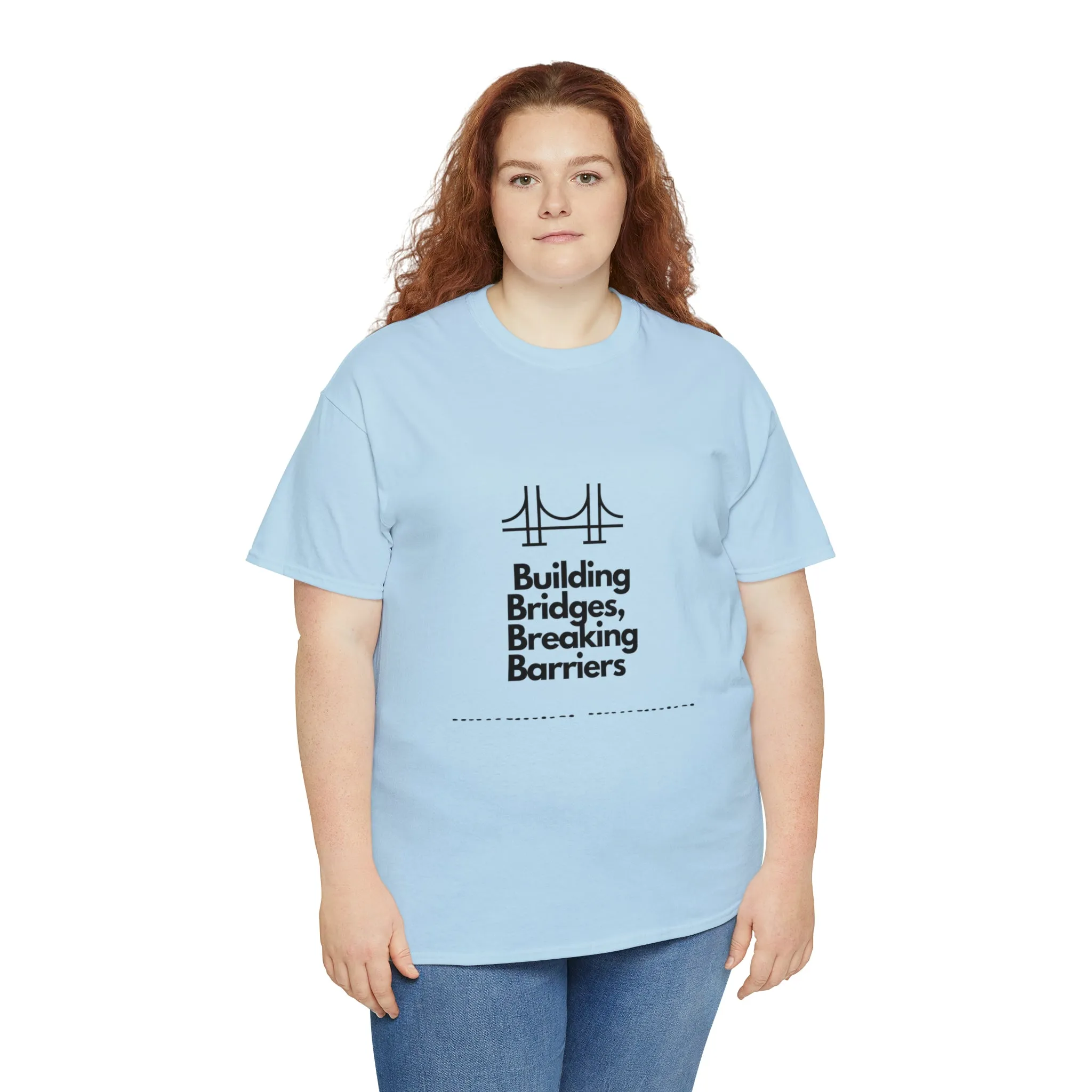 Unisex Heavy Cotton Tee-Breaking Barriers