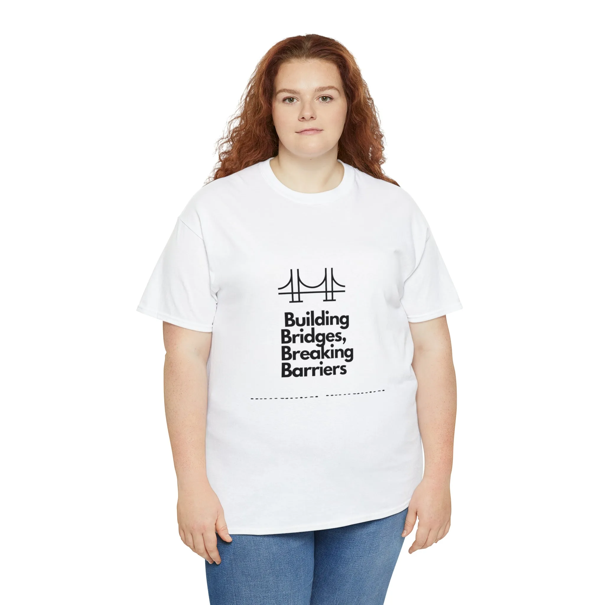 Unisex Heavy Cotton Tee-Breaking Barriers
