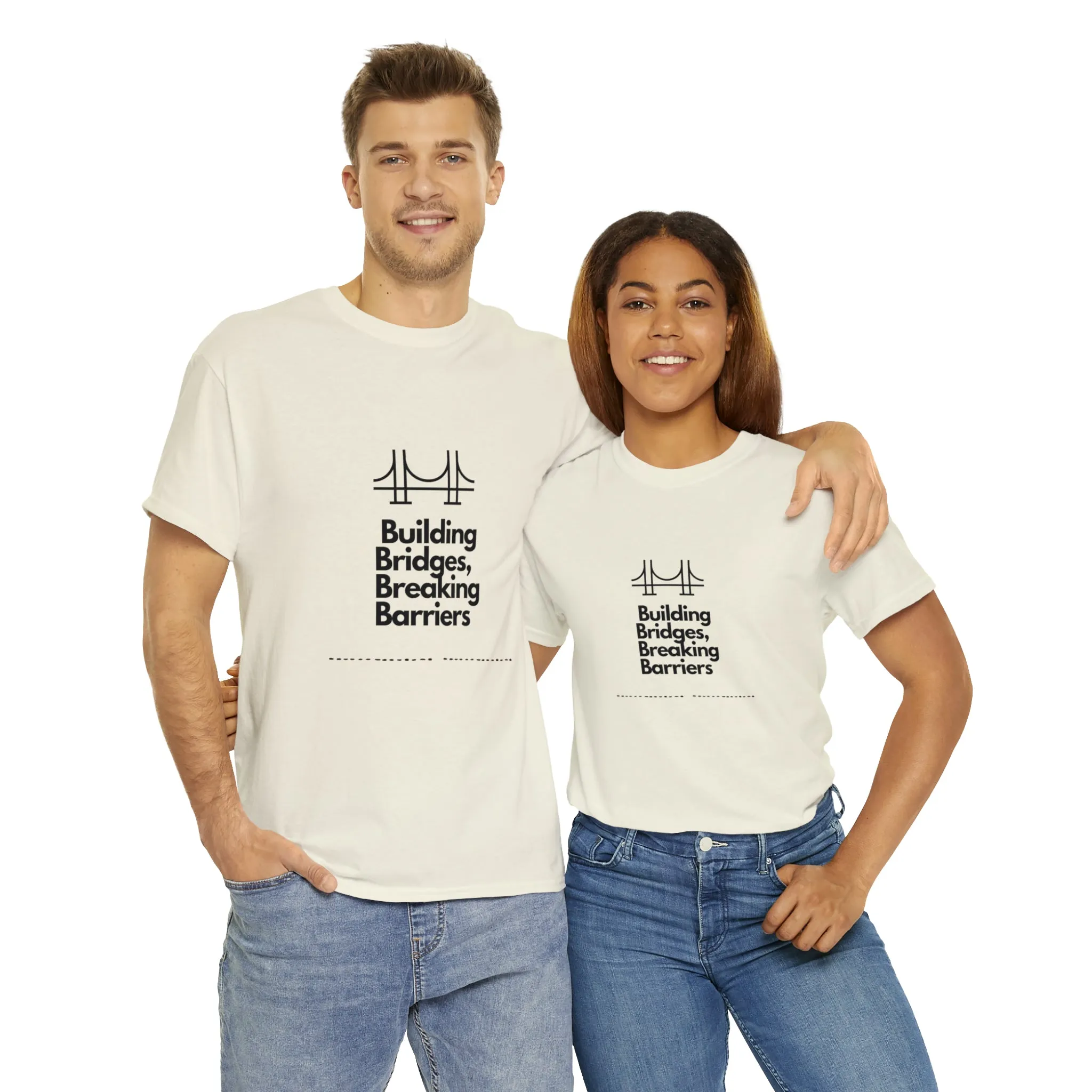 Unisex Heavy Cotton Tee-Breaking Barriers