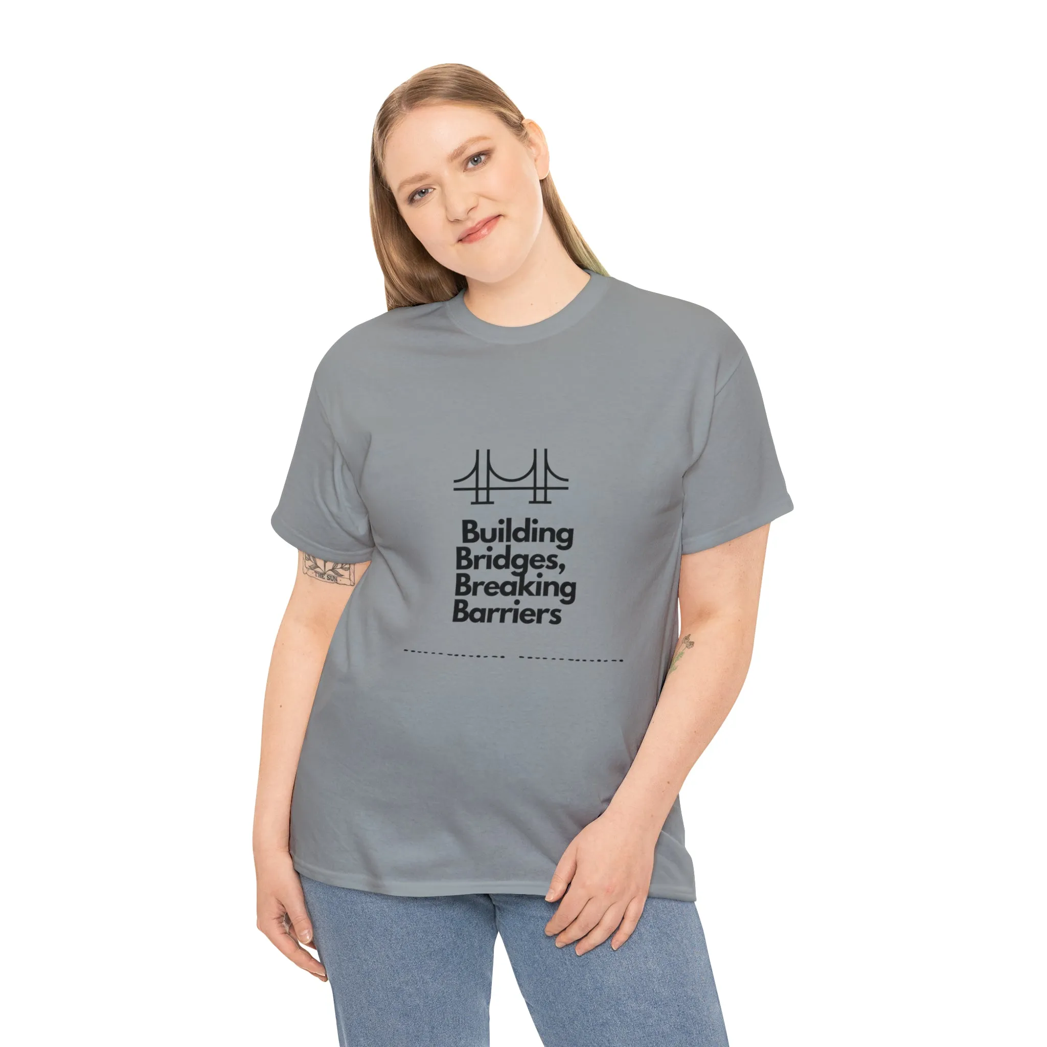 Unisex Heavy Cotton Tee-Breaking Barriers
