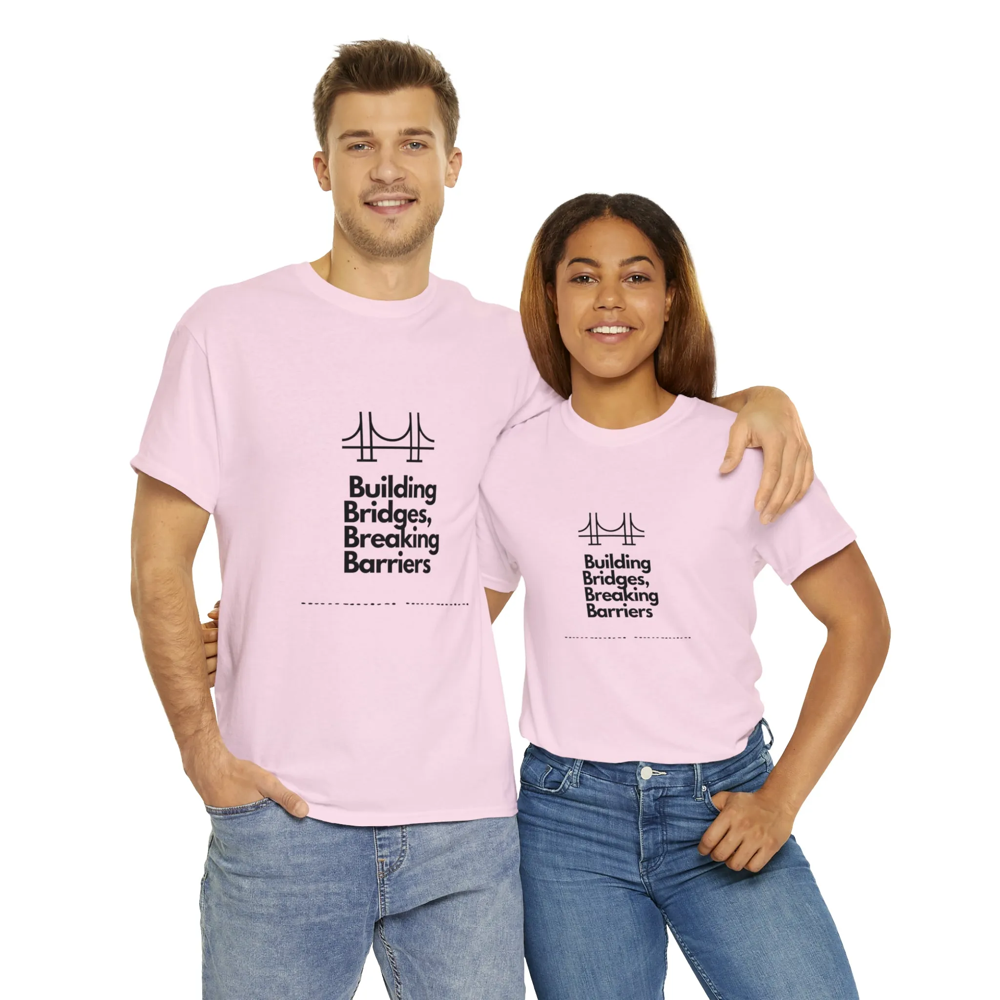 Unisex Heavy Cotton Tee-Breaking Barriers