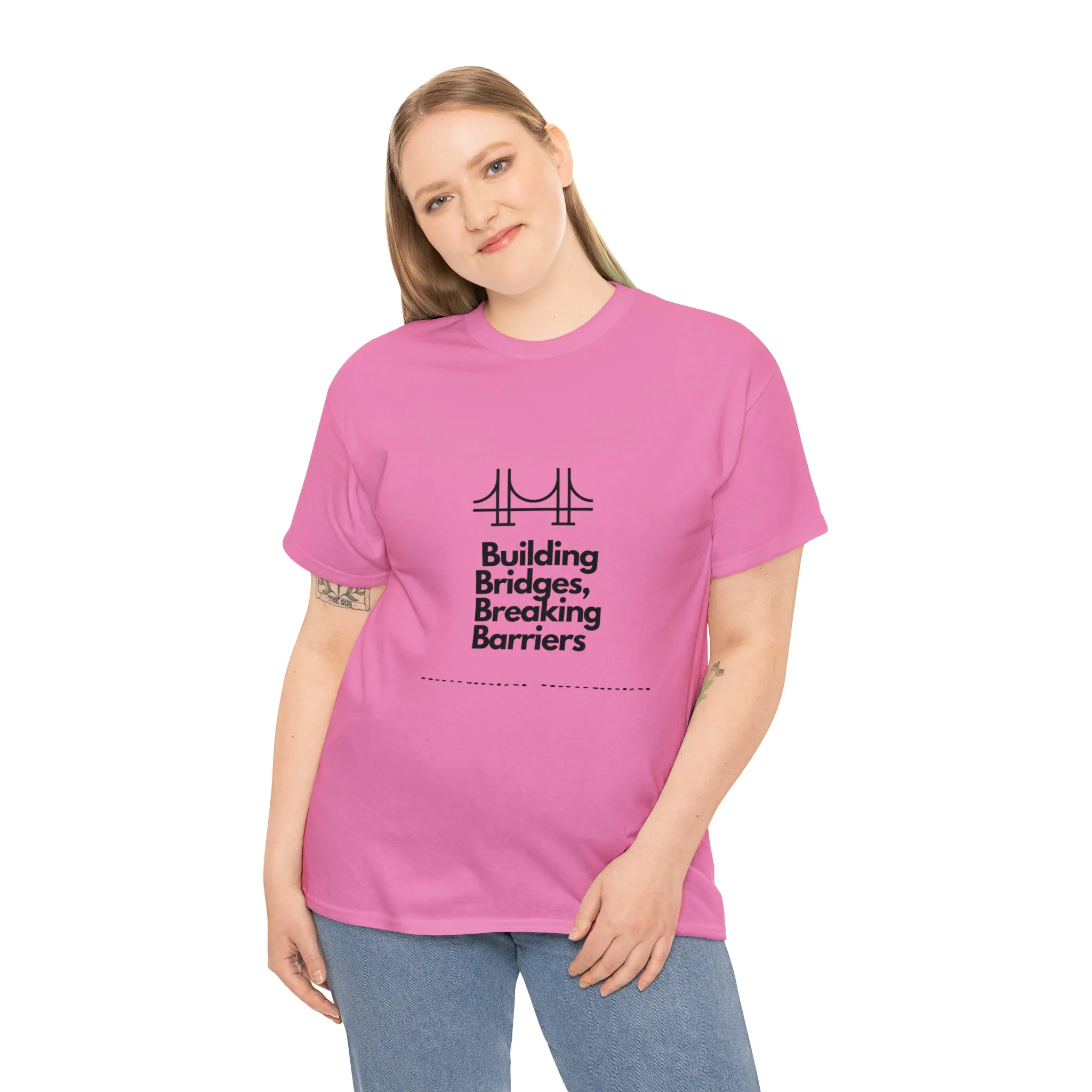 Unisex Heavy Cotton Tee-Breaking Barriers